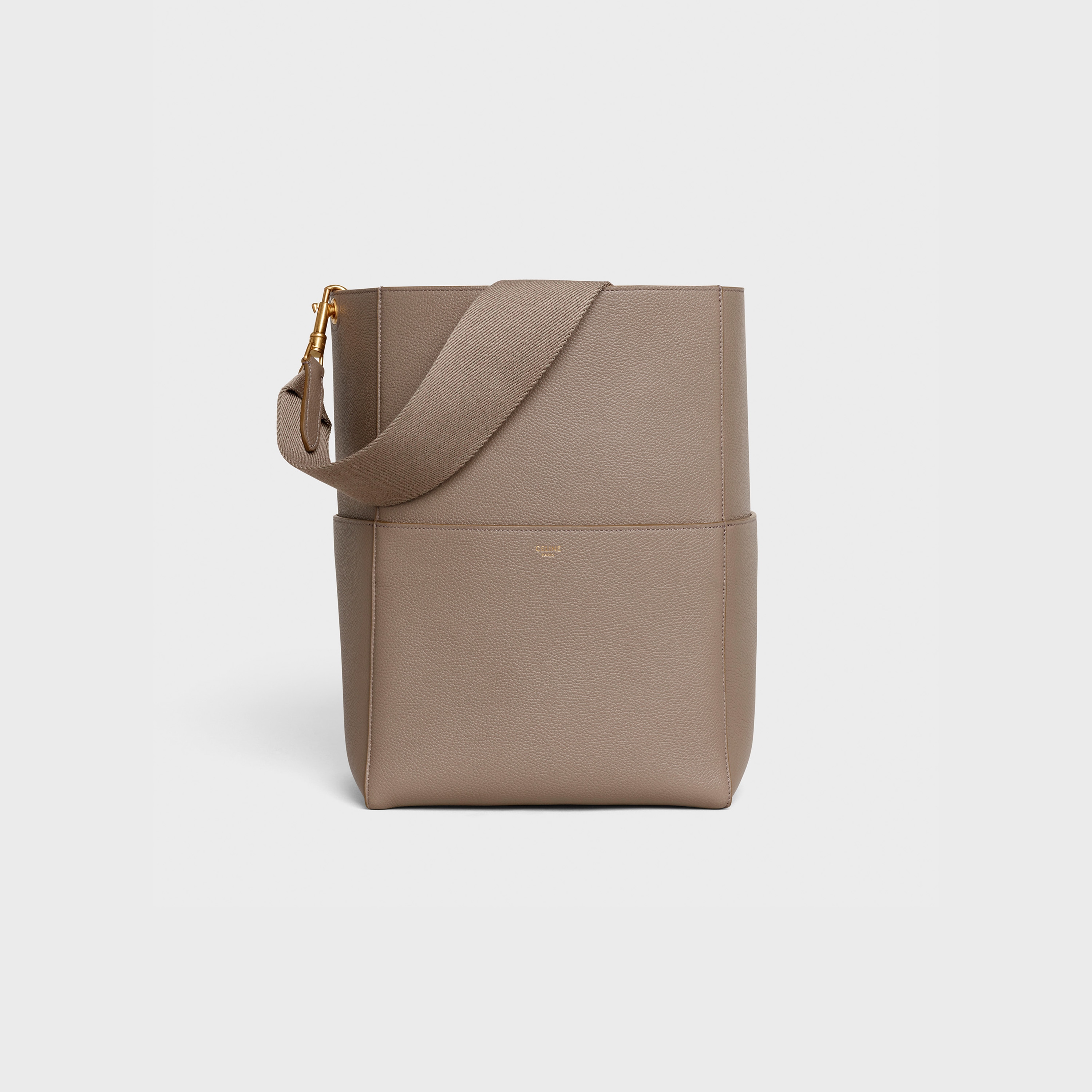 Sangle Bucket bag in soft grained calfskin CELINE Official site
