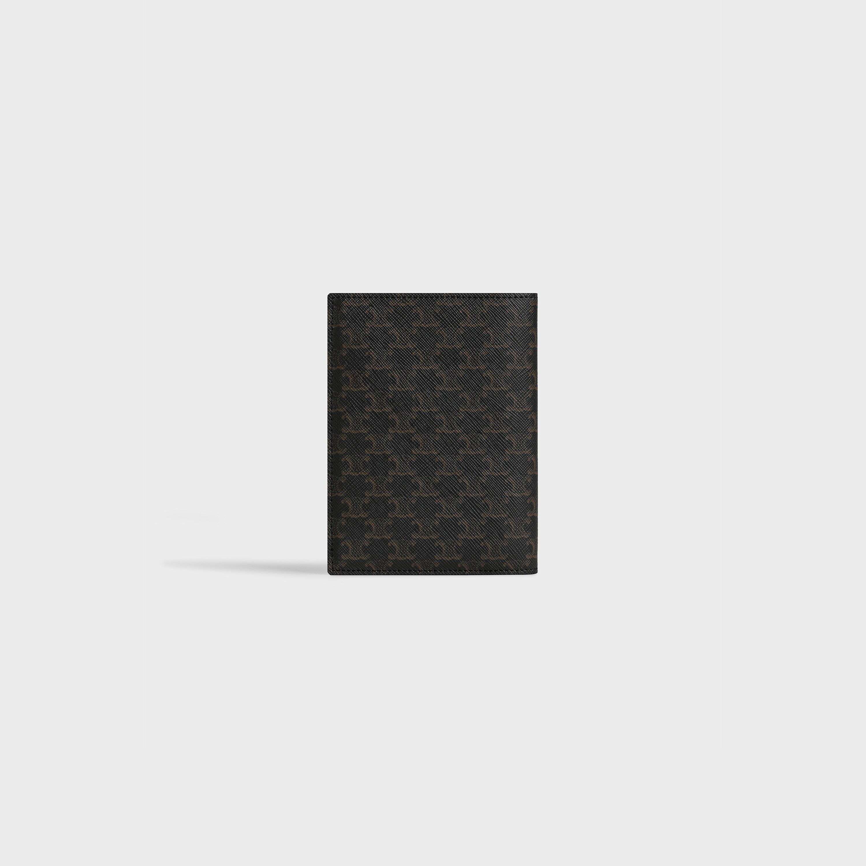 Passport cover in Triomphe Canvas CELINE Official site