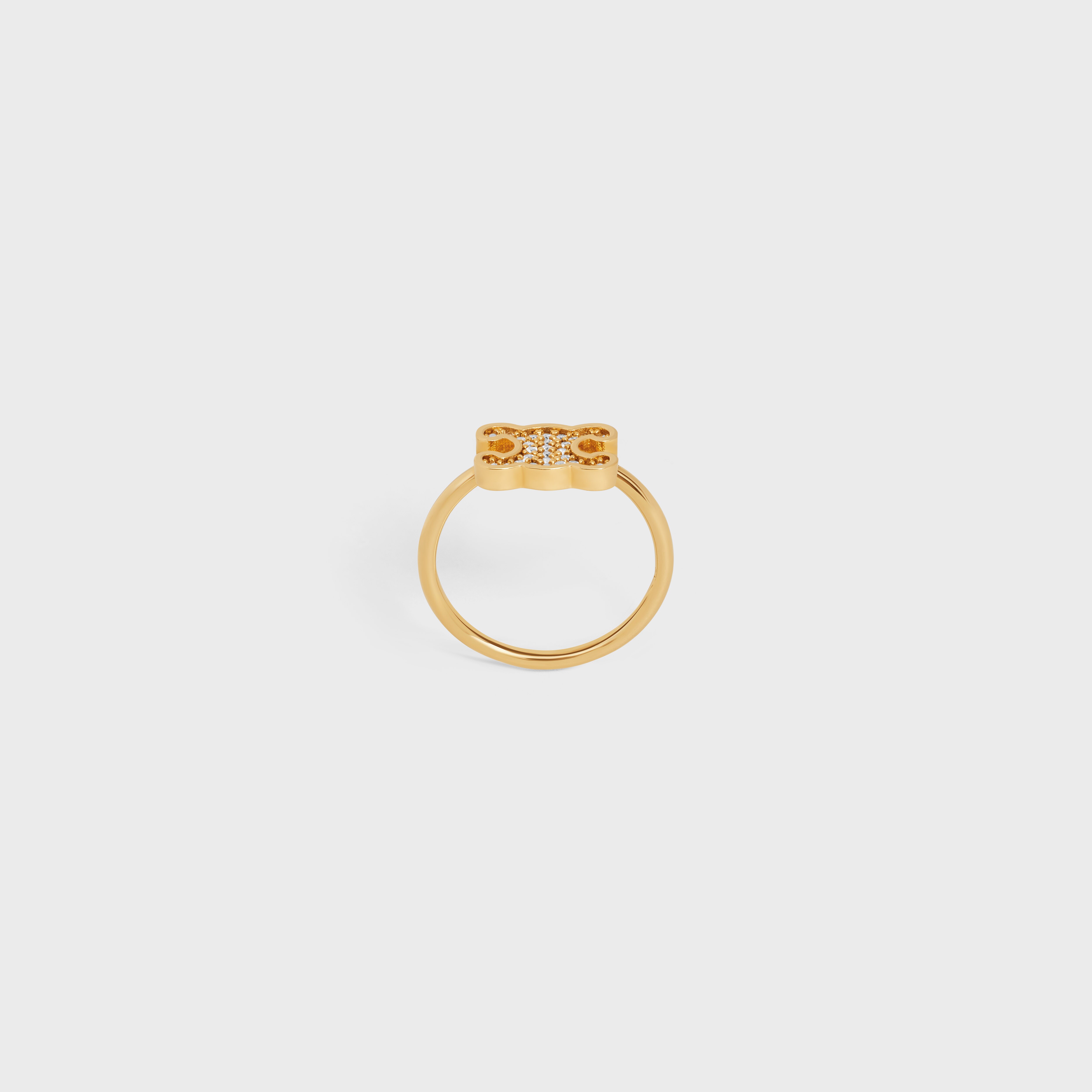 Off-White Brass Ring Women's Gold | Vitkac