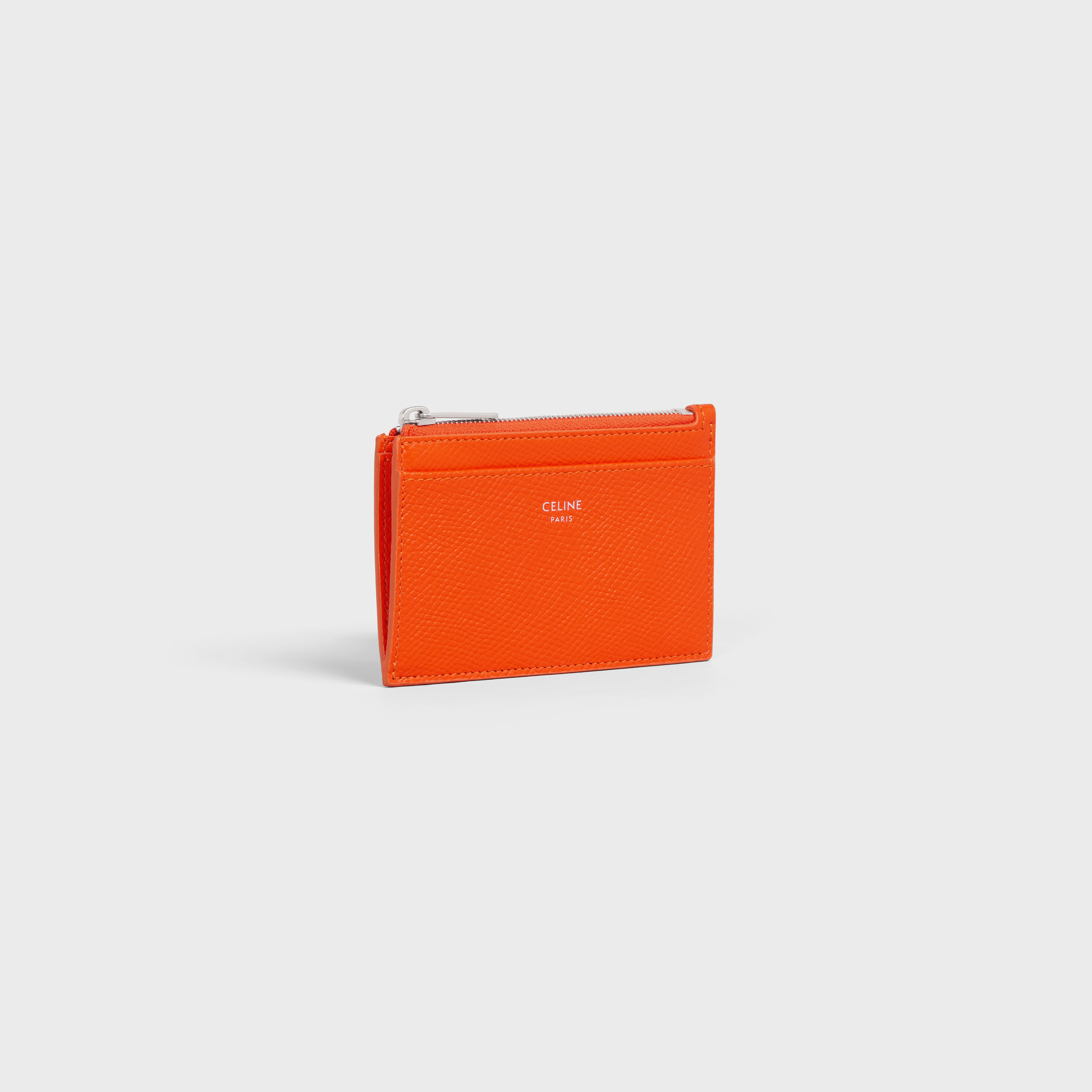 celine zipped card holder
