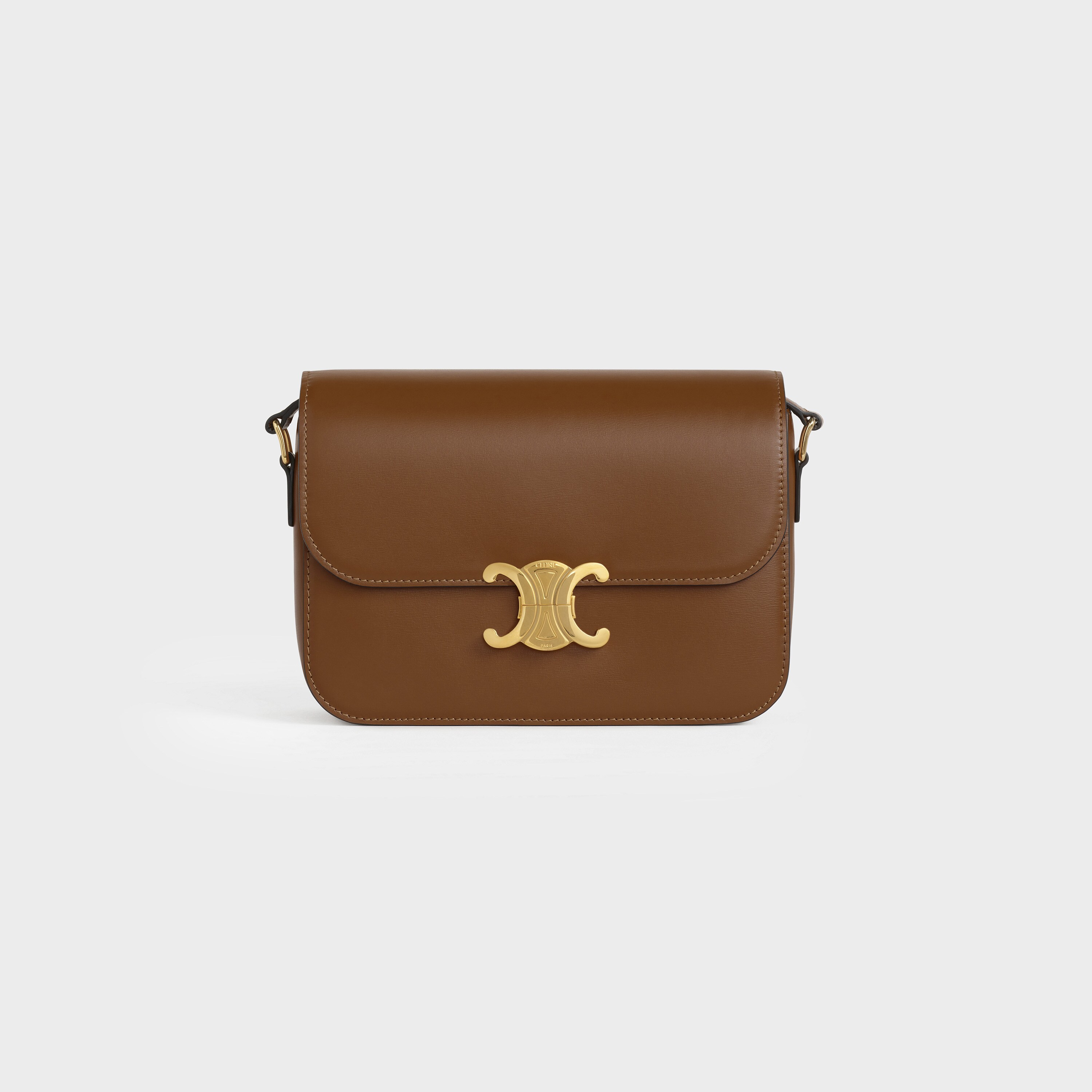 Celine triomphe camel clearance