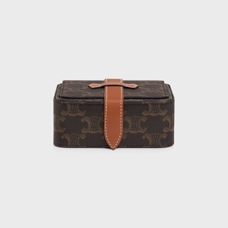 Scatola Portagioie In Velluto Con Luce E Lettera - Espositore Per Collane, Orecchini E Anelli - 19x19x4 Cm - Nero