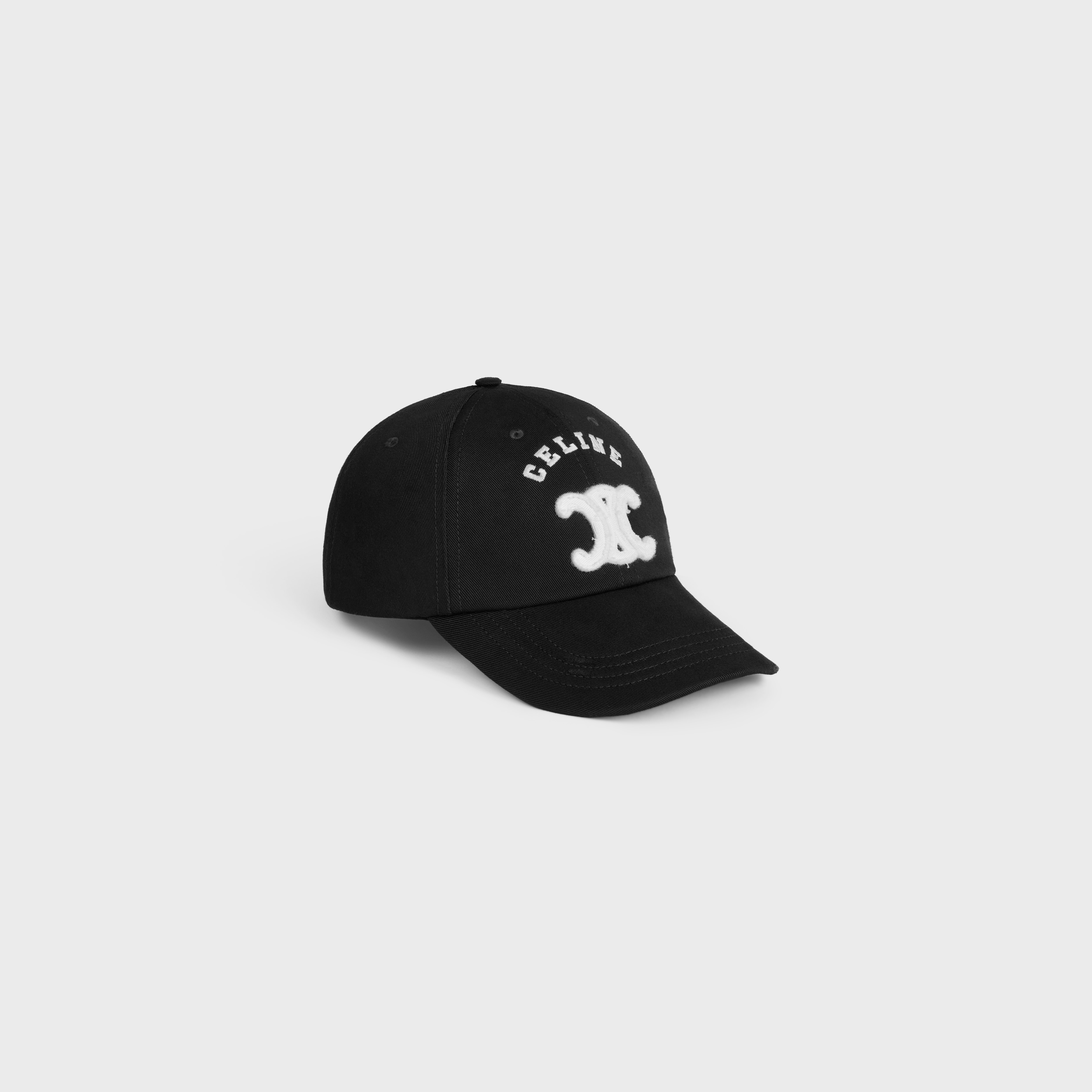vivienne cap IN light gabardine - BLACK | CELINE