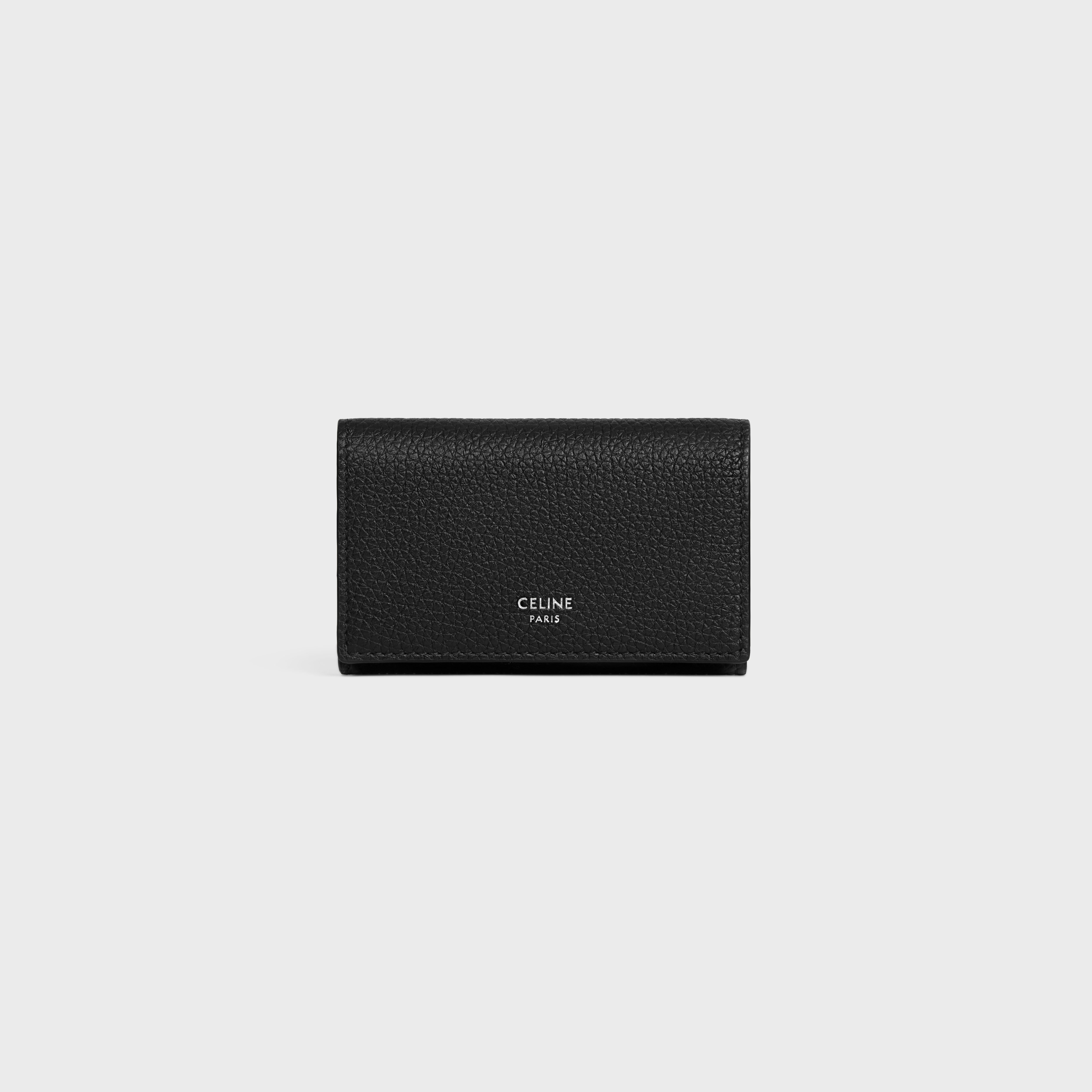 CELINE◇キーケース/レザー/BLK/モノグラム/レディース セリーヌ 