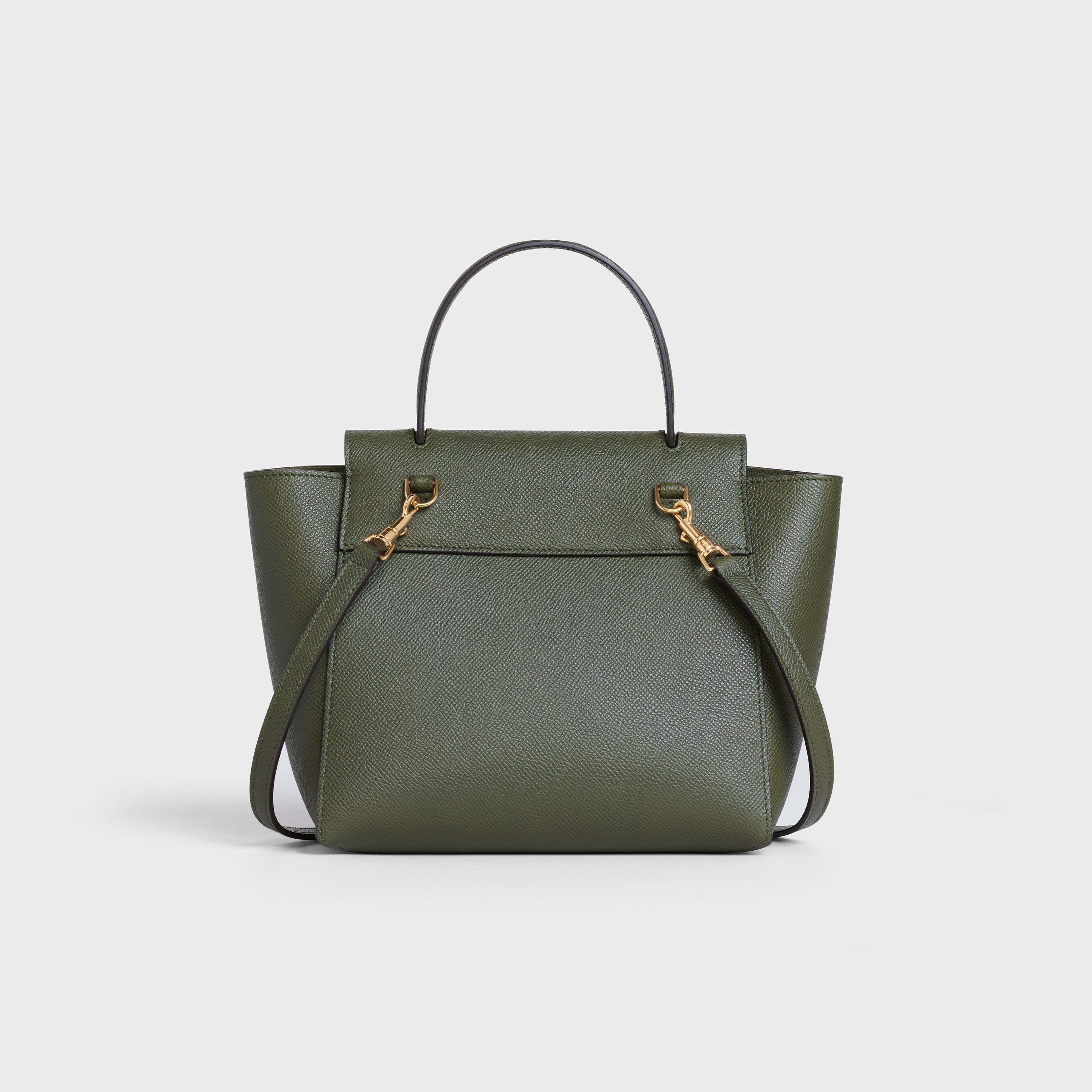 MEDIUM APPOLINE BAG IN SUPPLE CALFSKIN - GREEN CLAY | CELINE