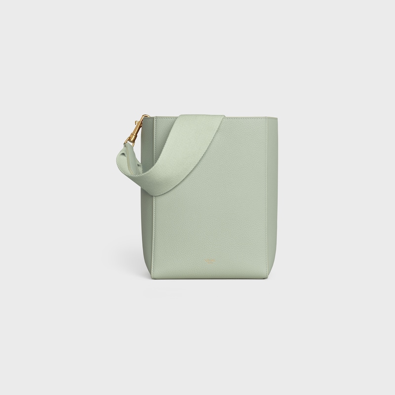 Sangle Small Bucket bag in soft grained calfskin | CELINE
