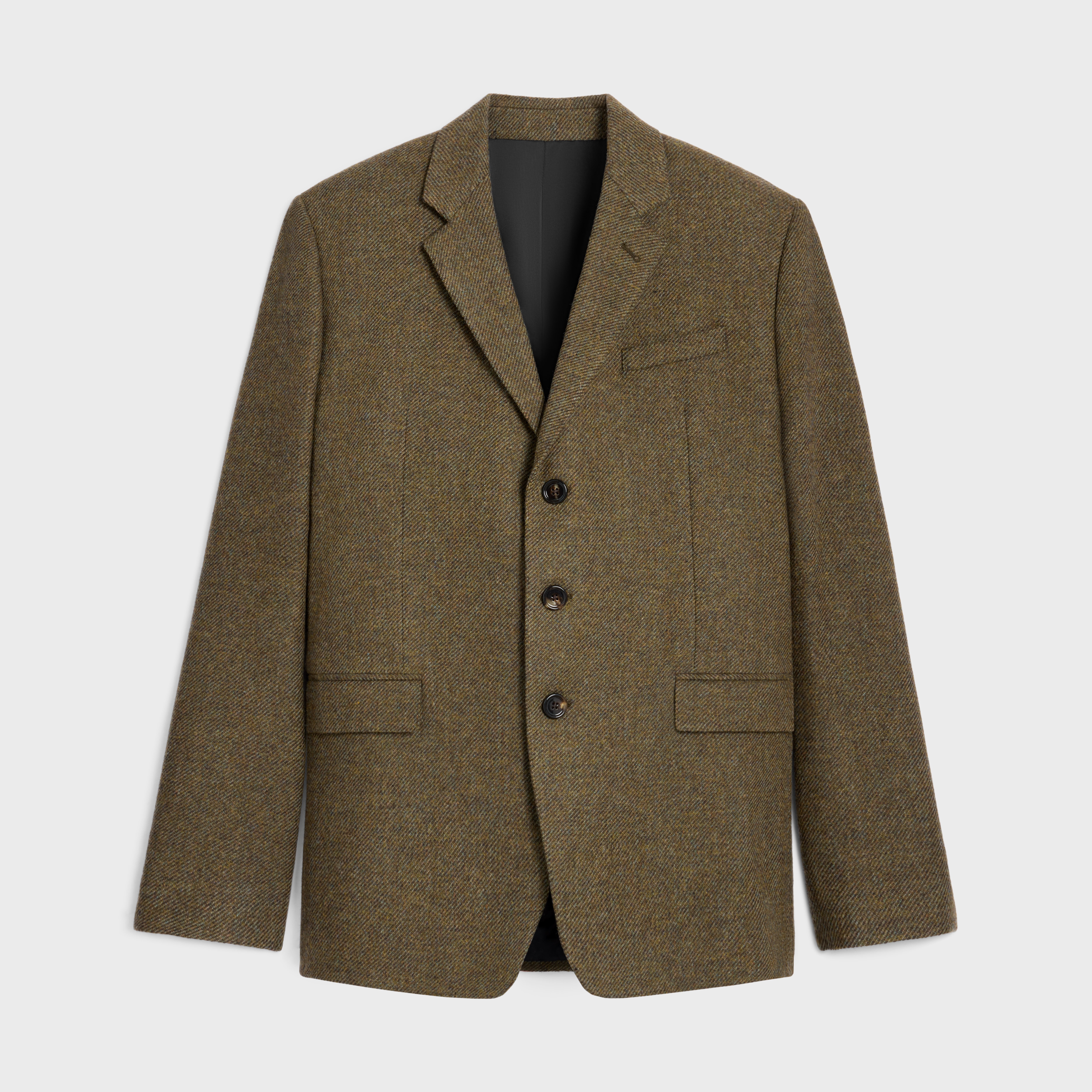 テーラードジャケット / トリコチンウール - ミリタリー | CELINE