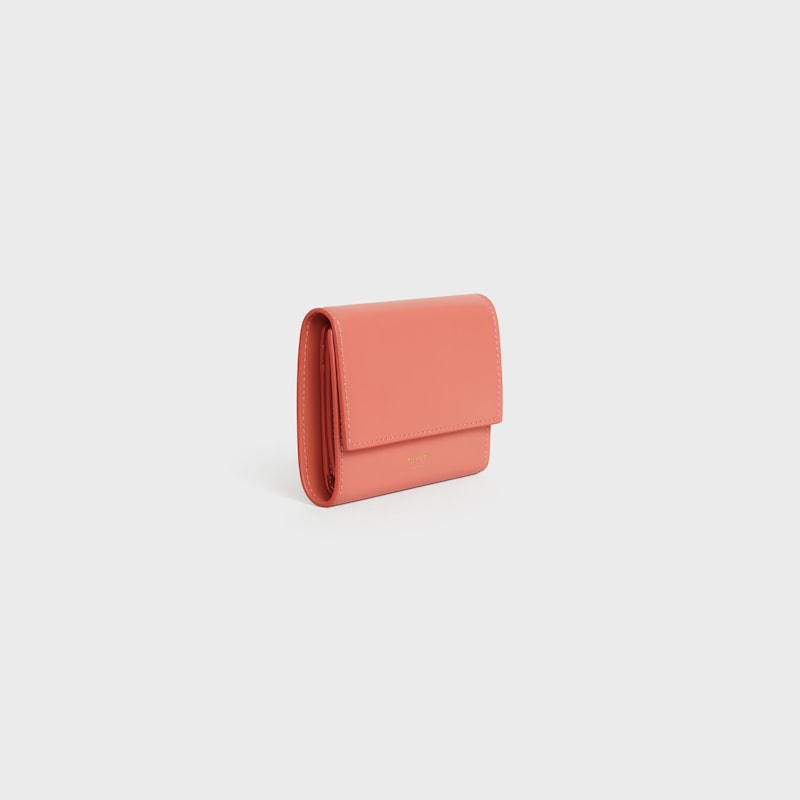 Small trifold wallet in Smooth Calfskin | CELINE