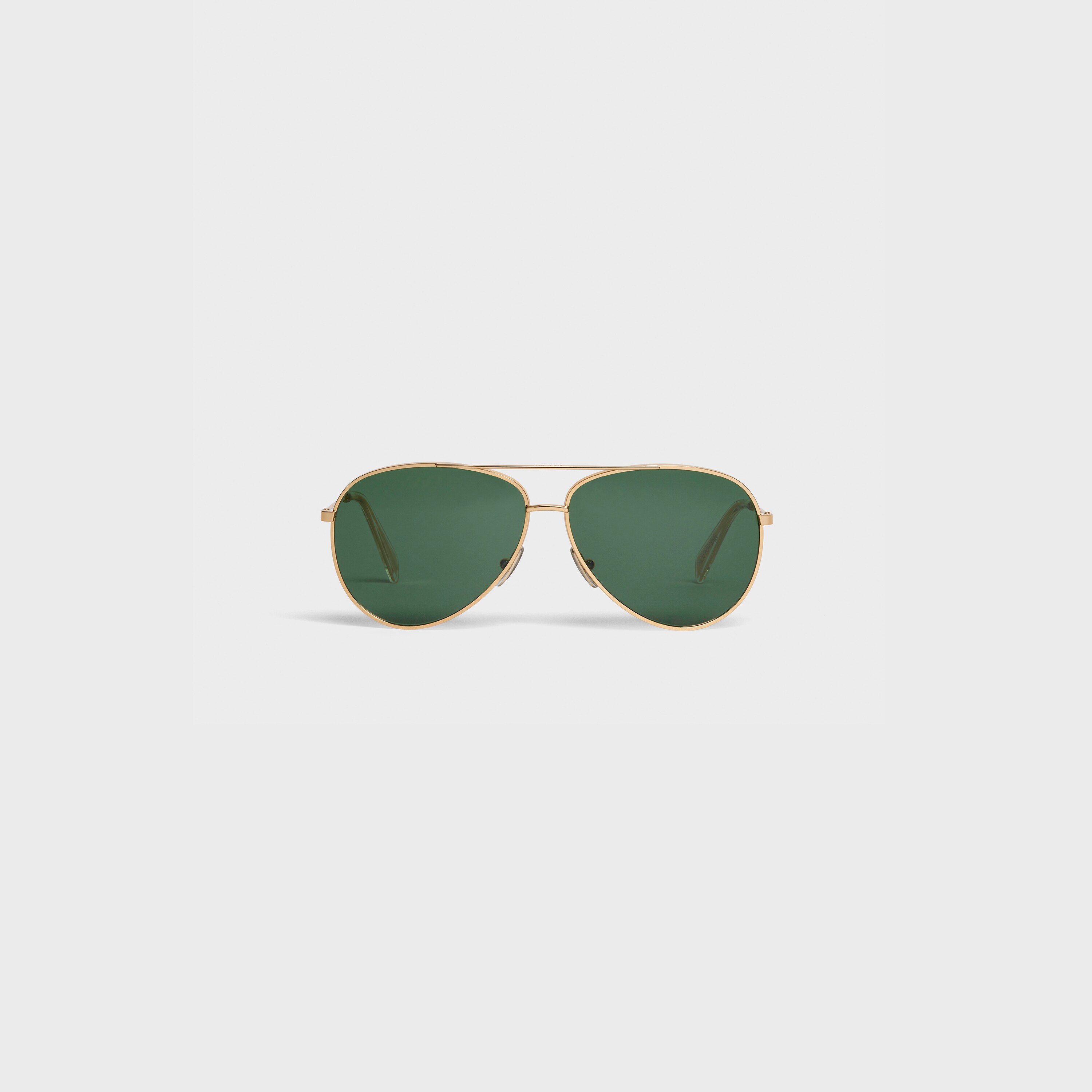 METAL FRAME 01 SUNGLASSES IN METAL WITH MINERAL GLASS LENSES - GOLD ...