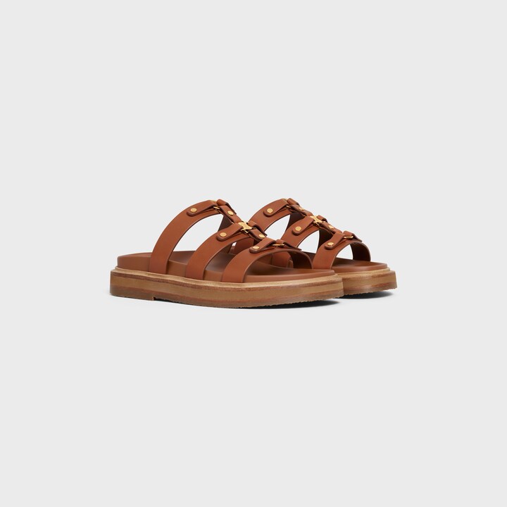 TIPPI IN CALFSKIN - VEGETAL TANNING TAN BROWN