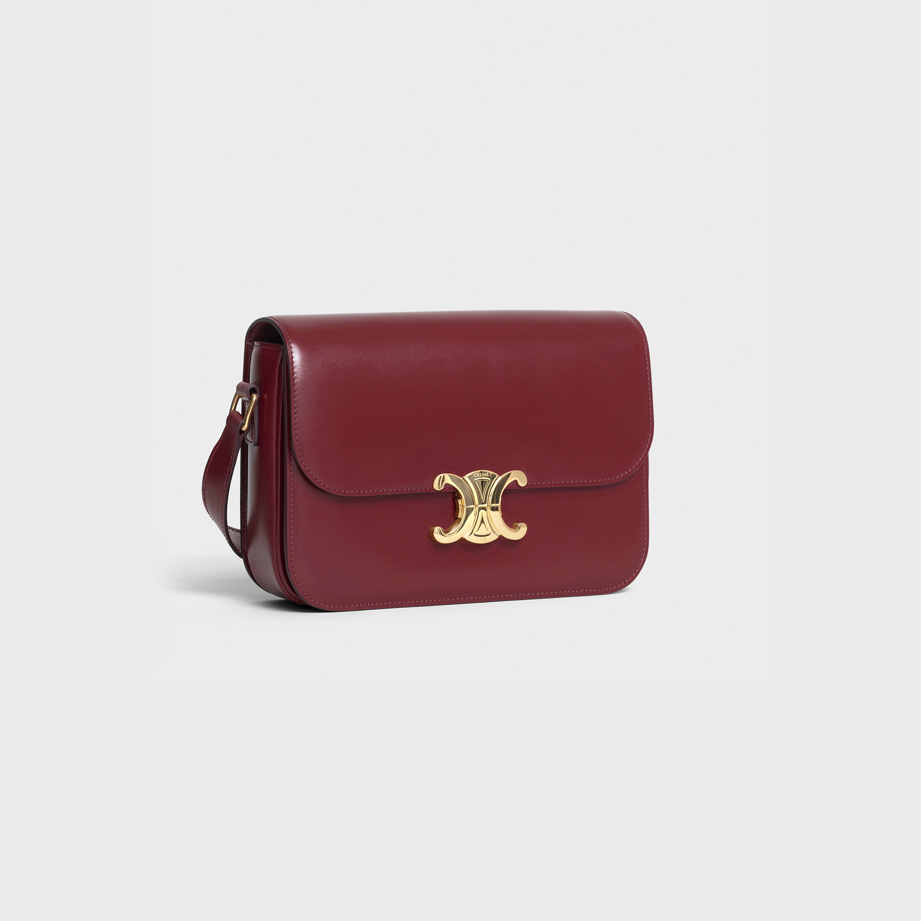 celine triomphe burgundy