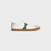 Celine Triomphe Low Lace-Up Sneaker Plain Logo in Calfskin and Suede Calfskin | CELINE