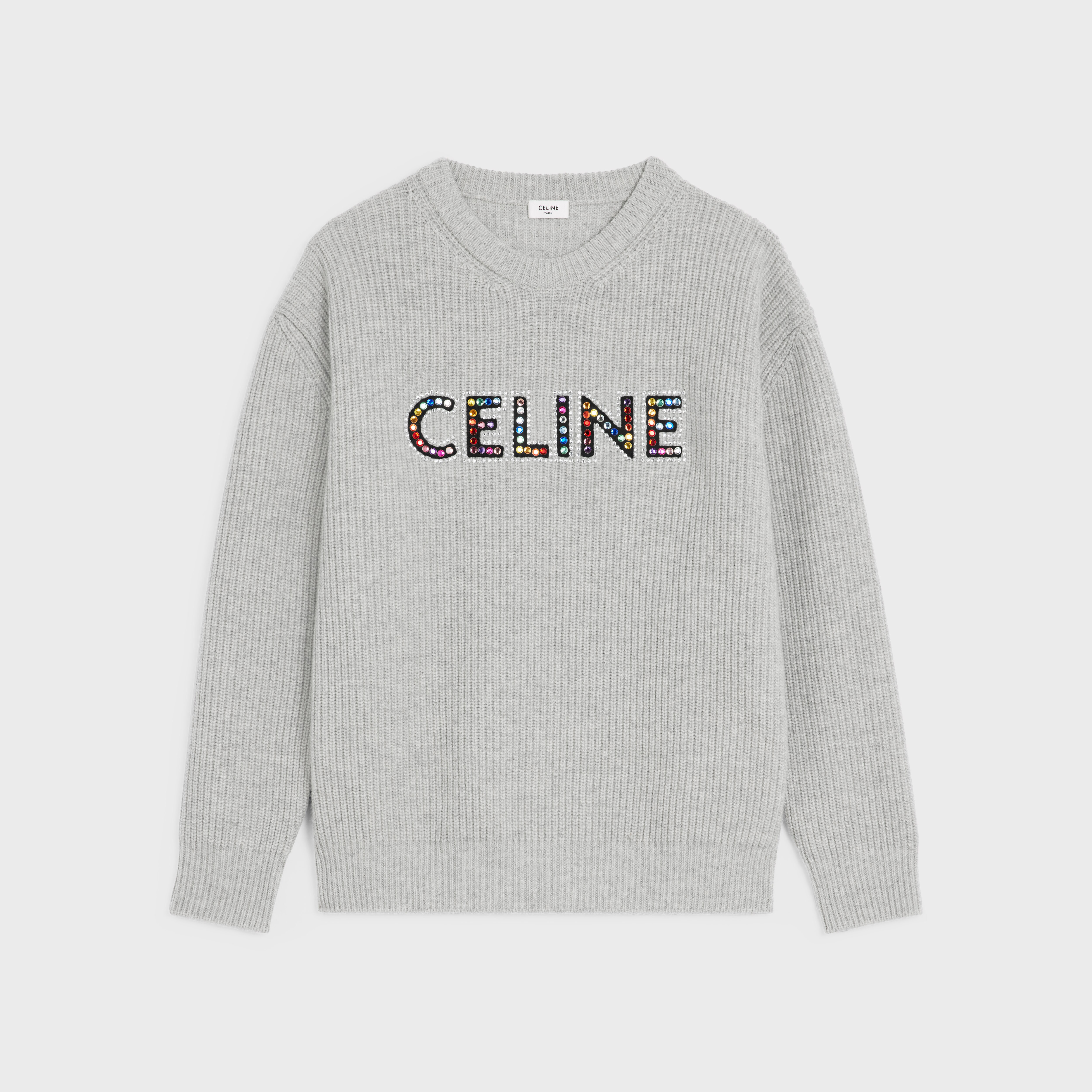 CELINE Embroidery Over Size Sweater