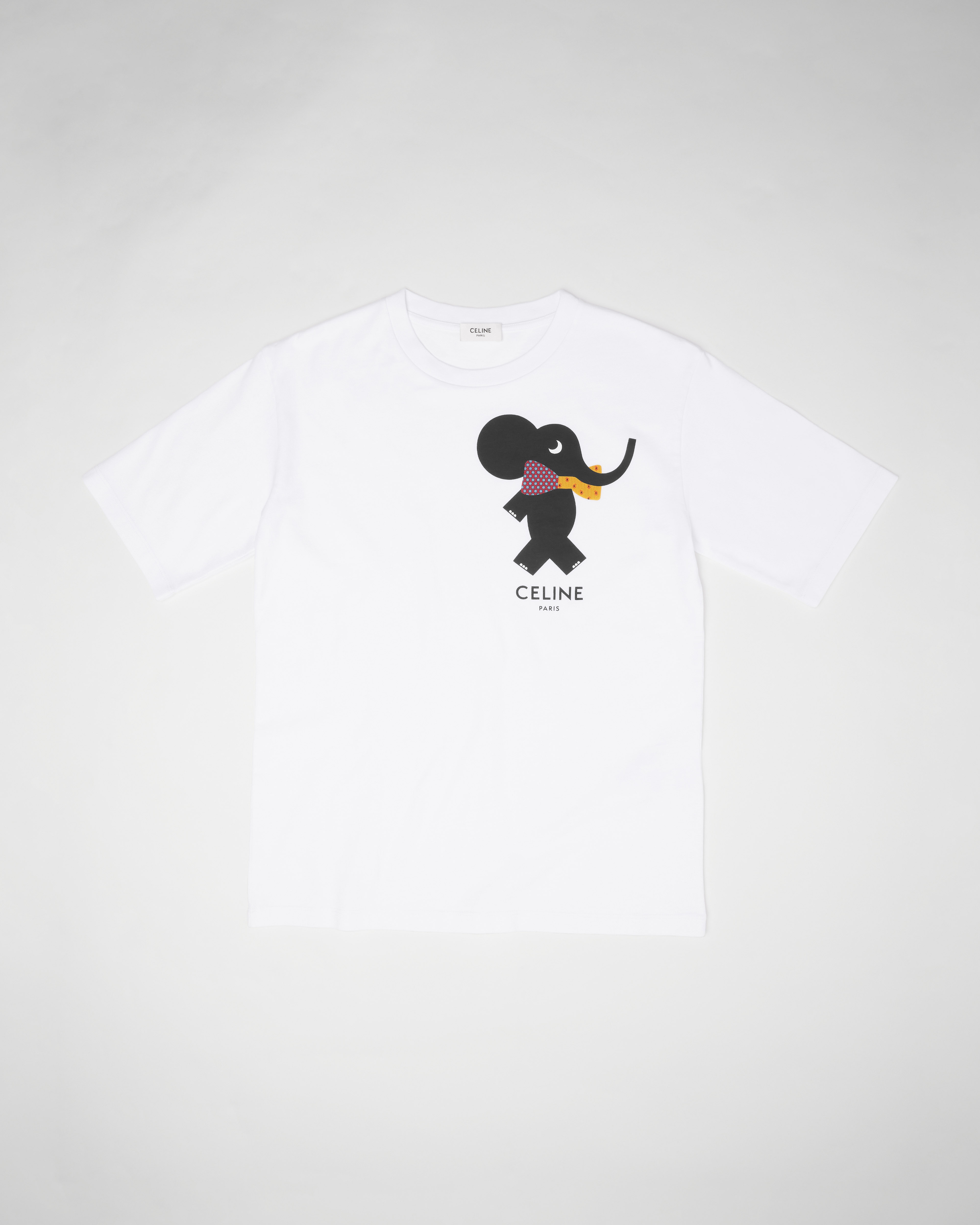 Tシャツ / コットンジャージー - オプティックホワイト / マルチカラー