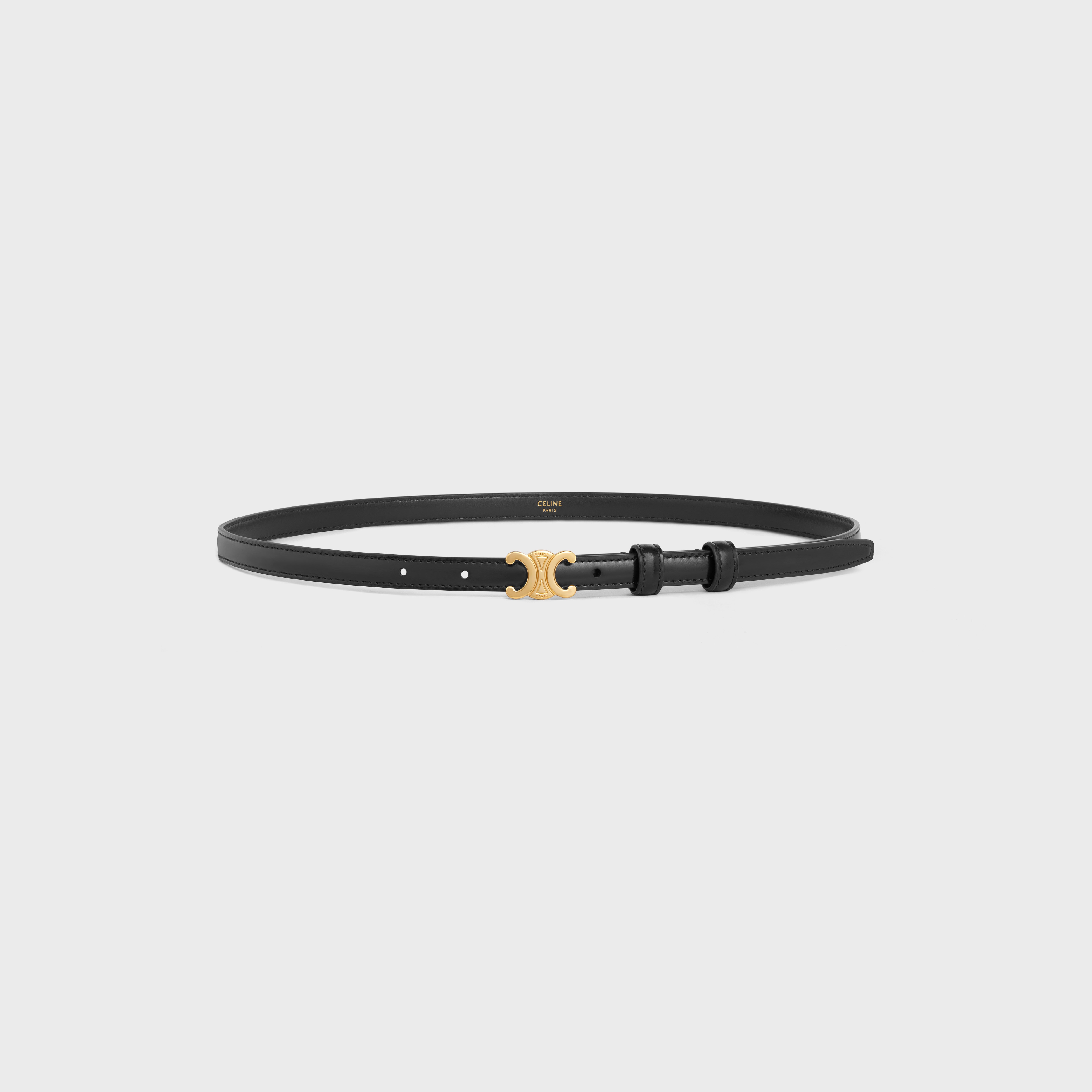 トリオンフ ベルト 13MM / トリヨンレザー - ブラック | CELINE
