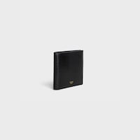 Cartera de piel de lagarto con dos pliegues - Negro - 390 RUE SAINT-HONORE - 2 | CELINE