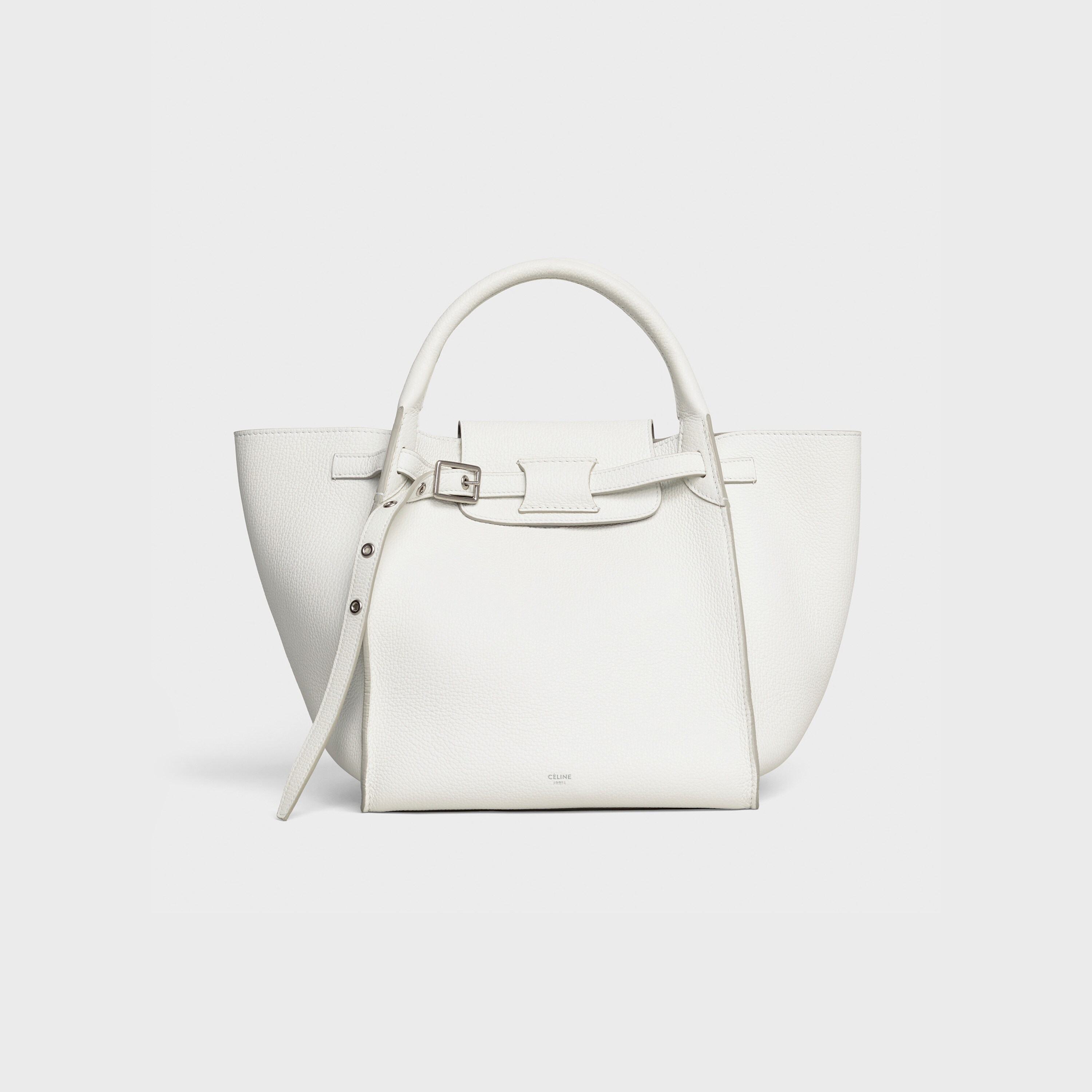 small white handbag