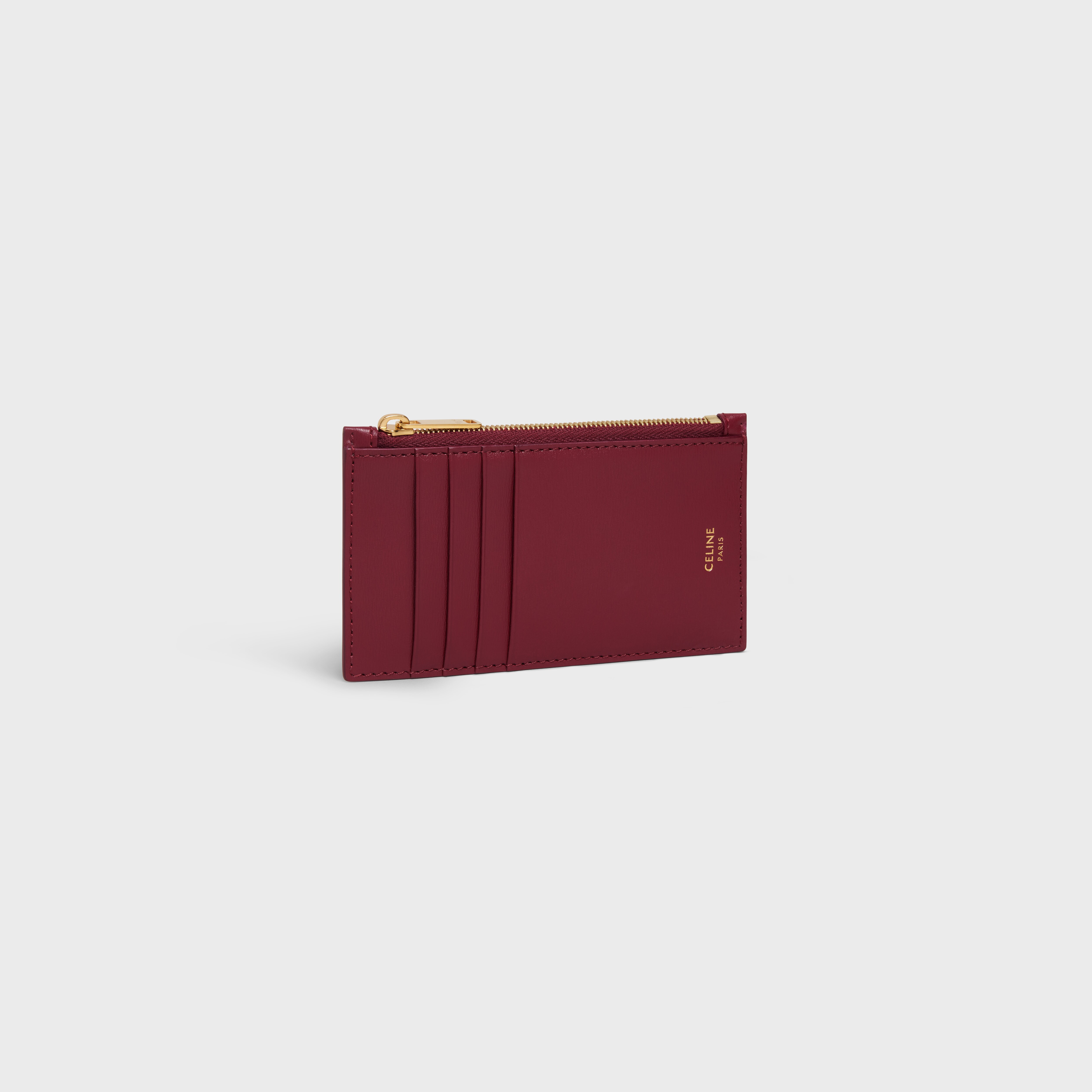celine zipped compact card holder