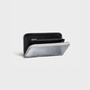 Large zipped wallet in Laminated grained calfskin - Silver - 390 RUE SAINT-HONORE - 4 | CELINE