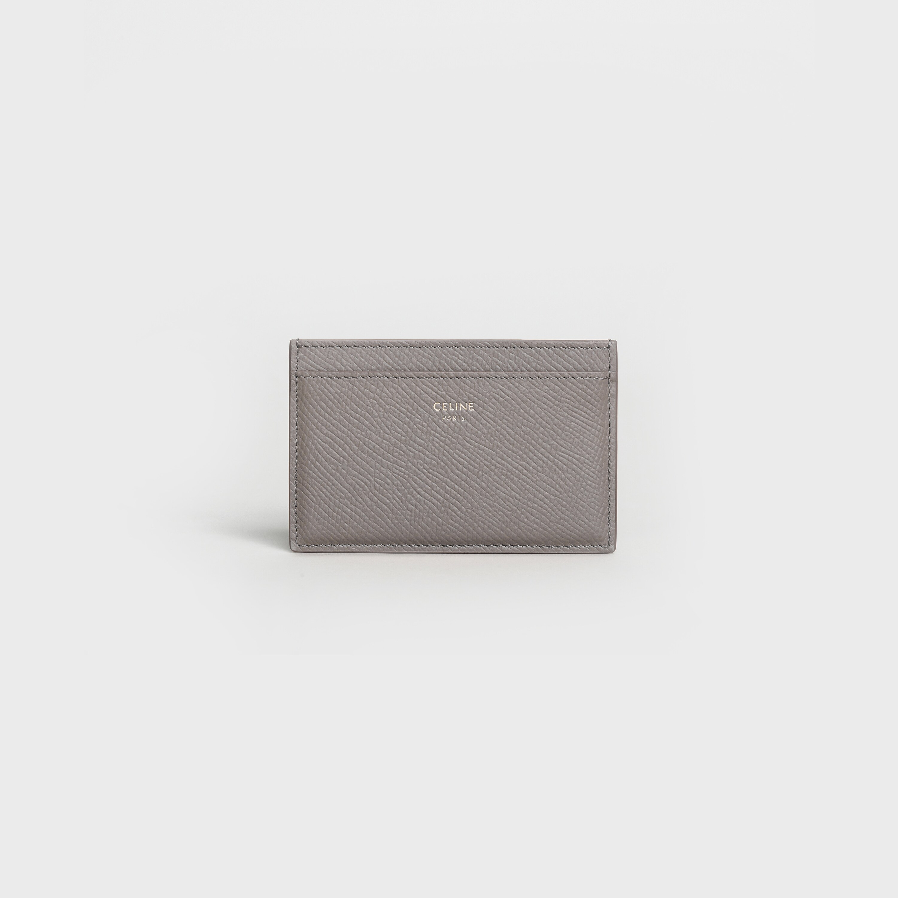 Leather card wallet Celine Green in Leather - 31219432