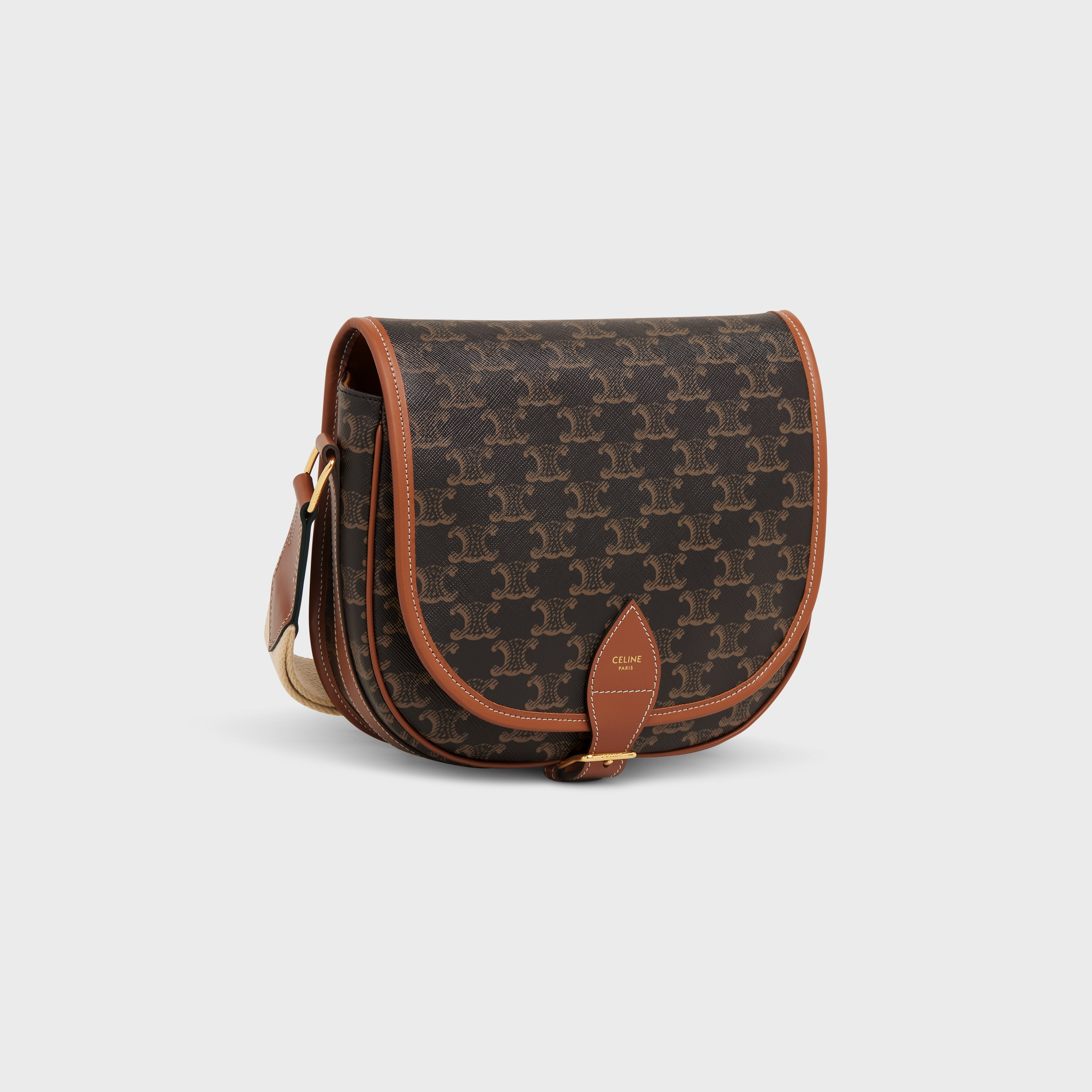 celine folco bolsa in triomphe canvas