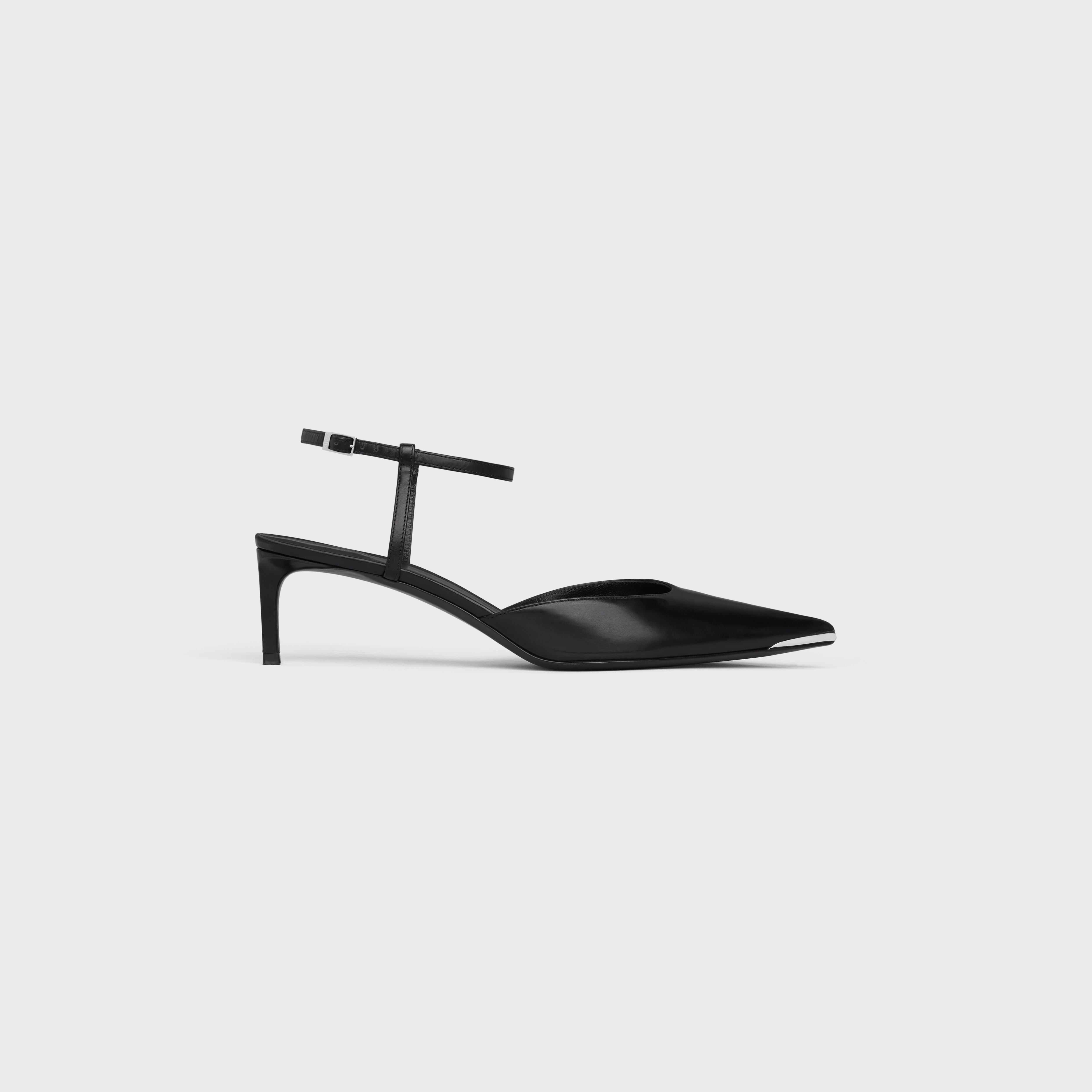 chanel cap toe slingback flats