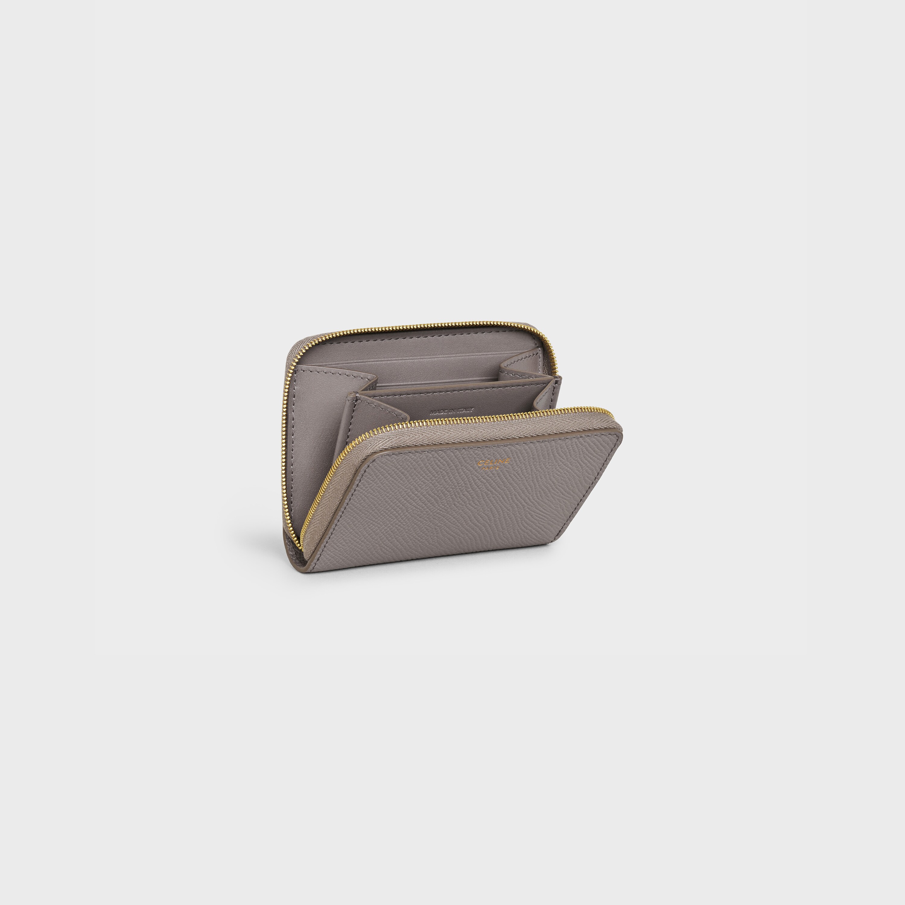 celine zipped compact card holder