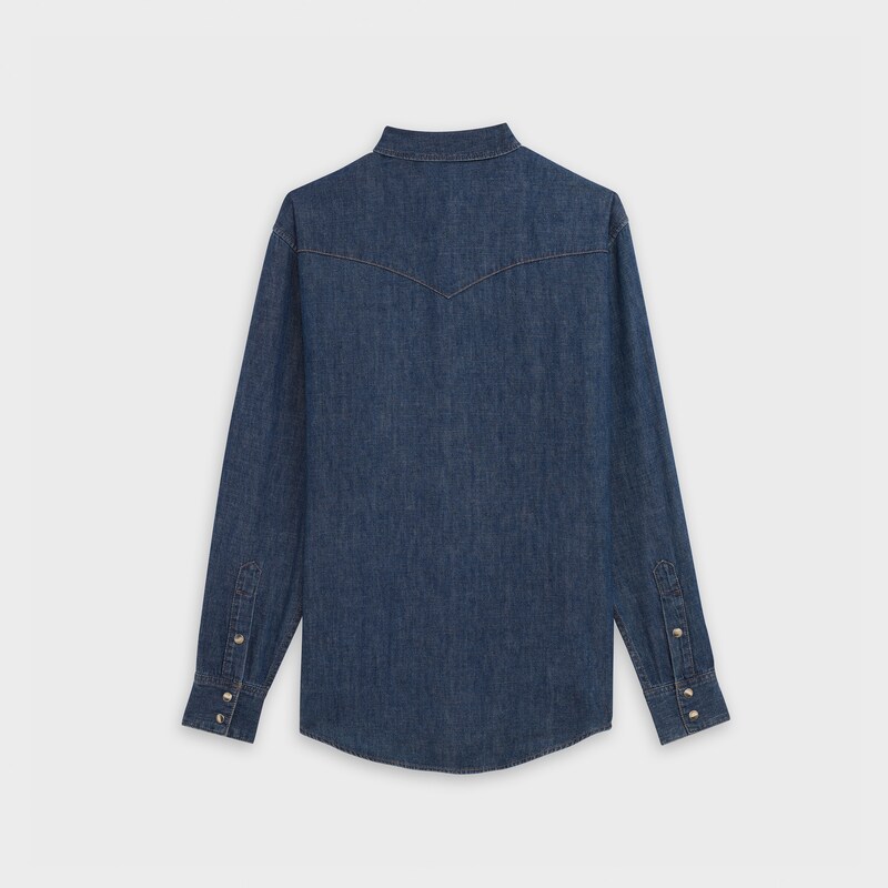 western shirt in lightweight denim | CELINE