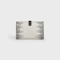 Cartera grande con correa de piel de lagarto y piel de becerro - Natural - 390 RUE SAINT-HONORE - 2 | CELINE