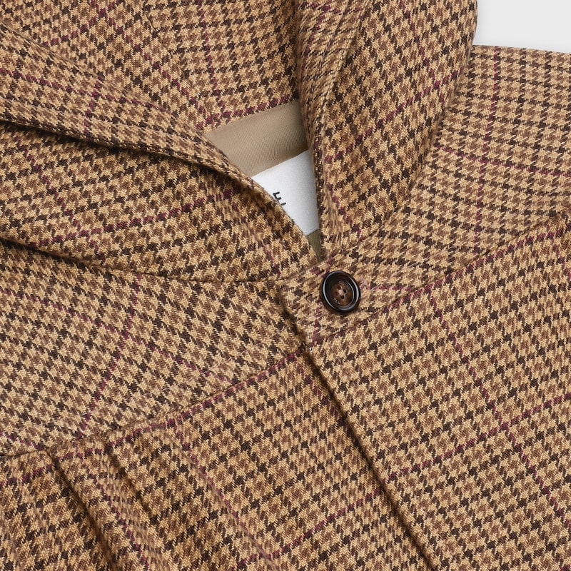 cape in houndstooth - null | CELINE