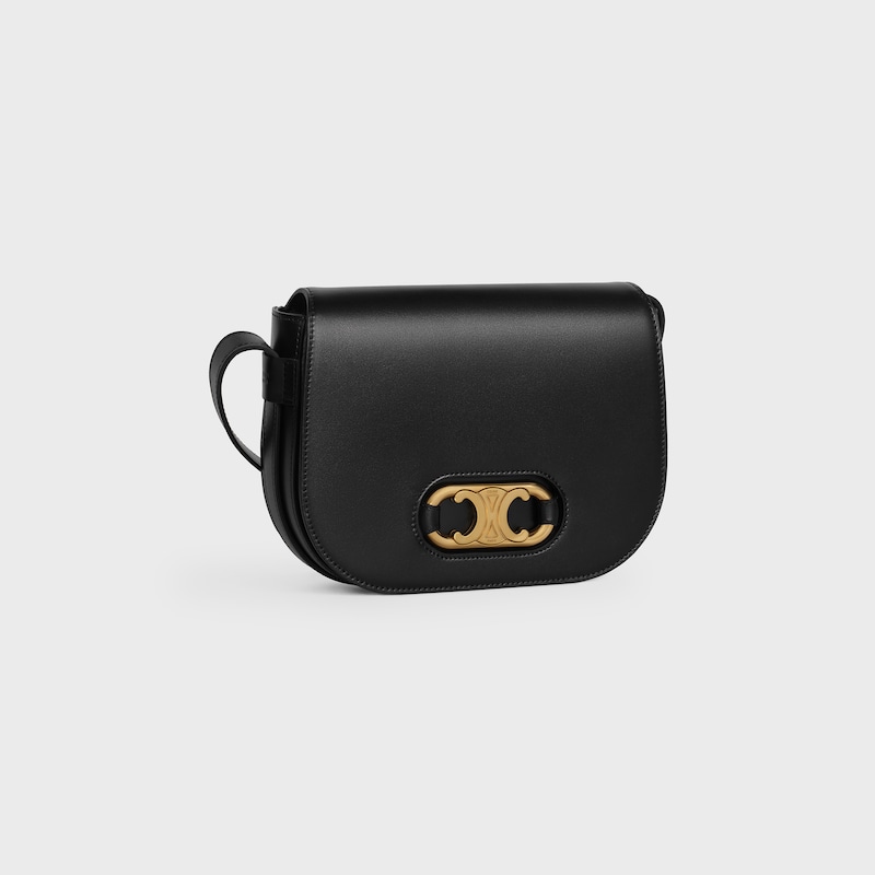 Medium Maillon Triomphe Bag in Satinated Calfskin | CELINE