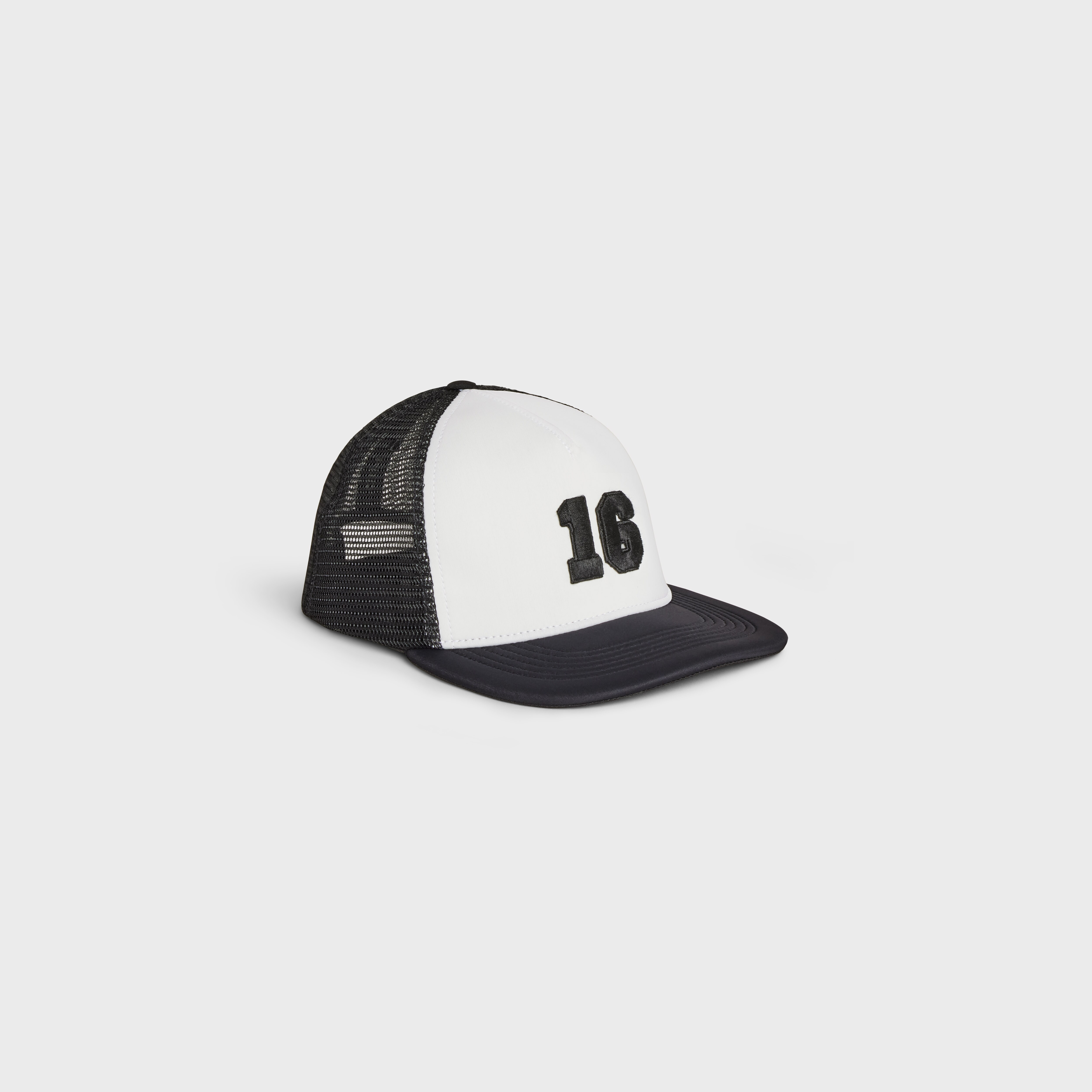 16 PATCH CAP IN SCUBA MESH - White 