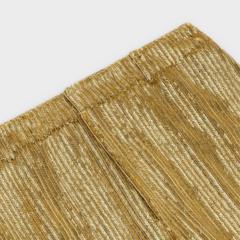 embroidered culottes in wool gabardine | CELINE