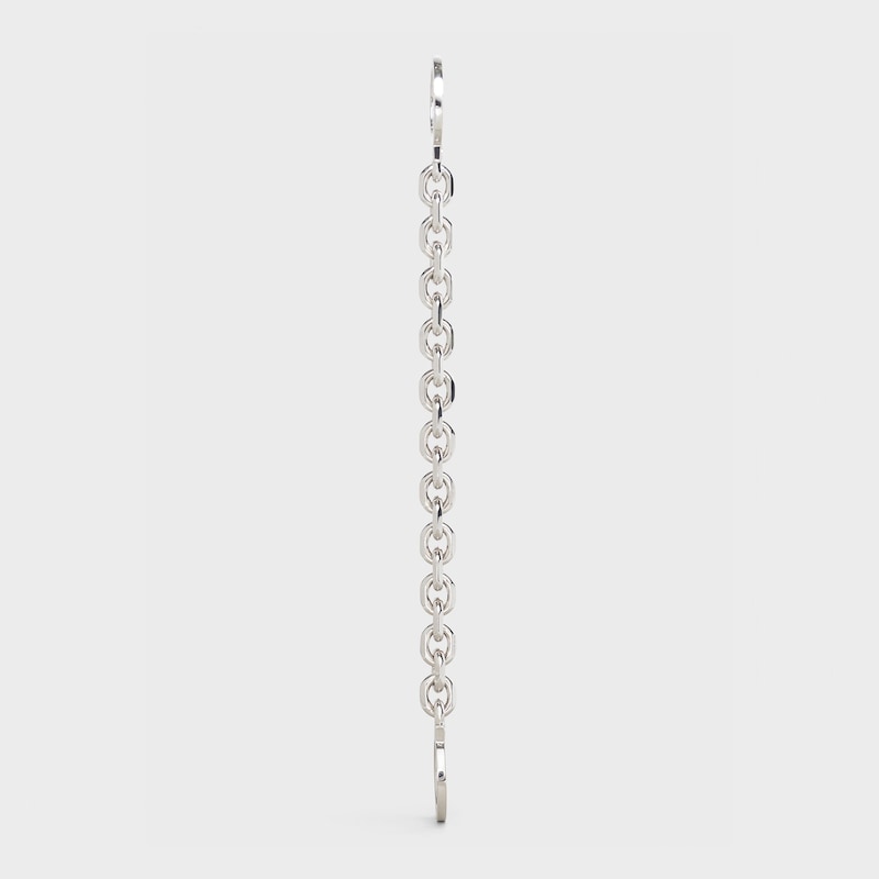 Chaîne Triomphe Golden Handcuff Bracelet in Sterling Silver with Rhodium finish | CELINE