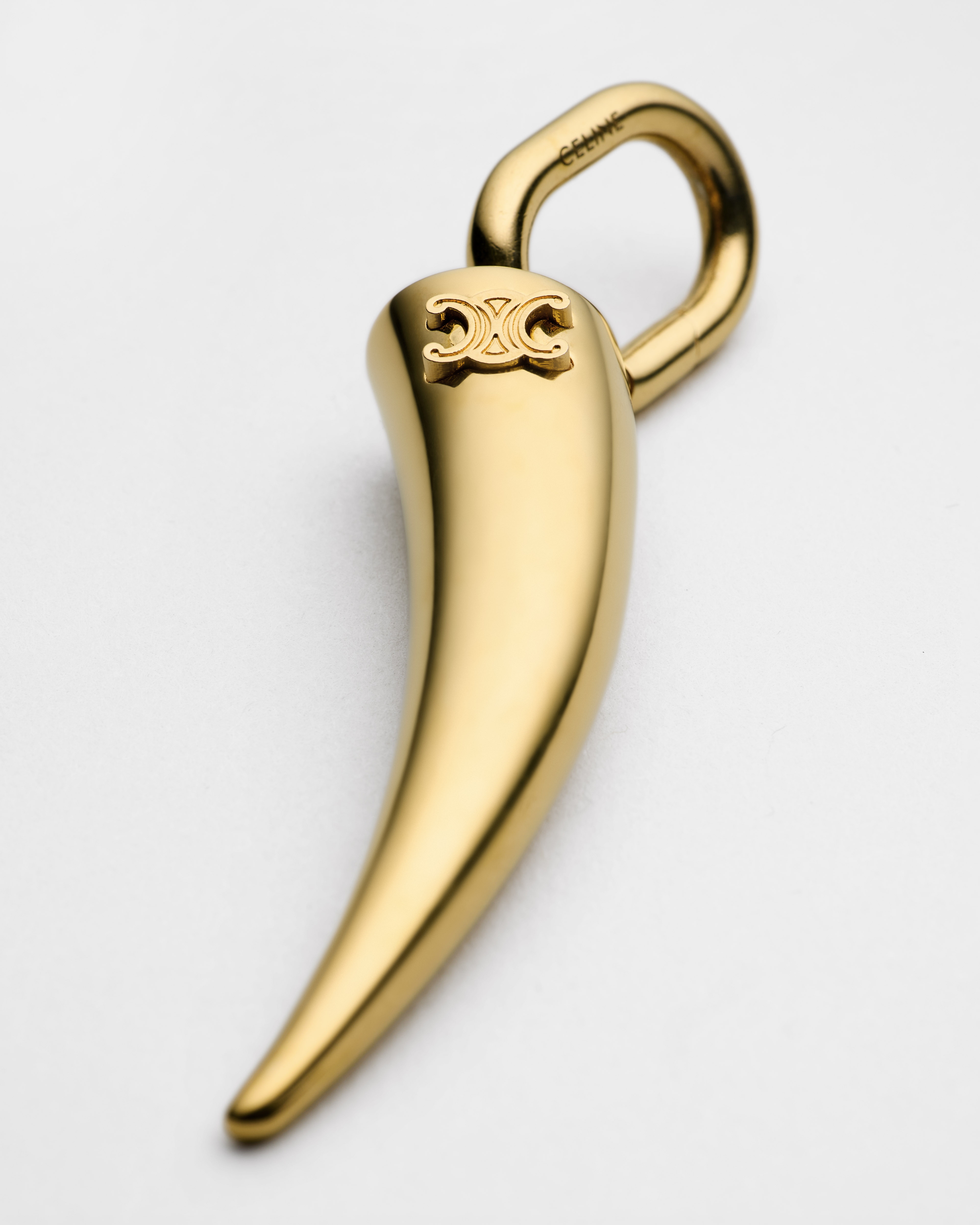 CORNE CHARMS EN LAITON DORÉ - Or | CELINE