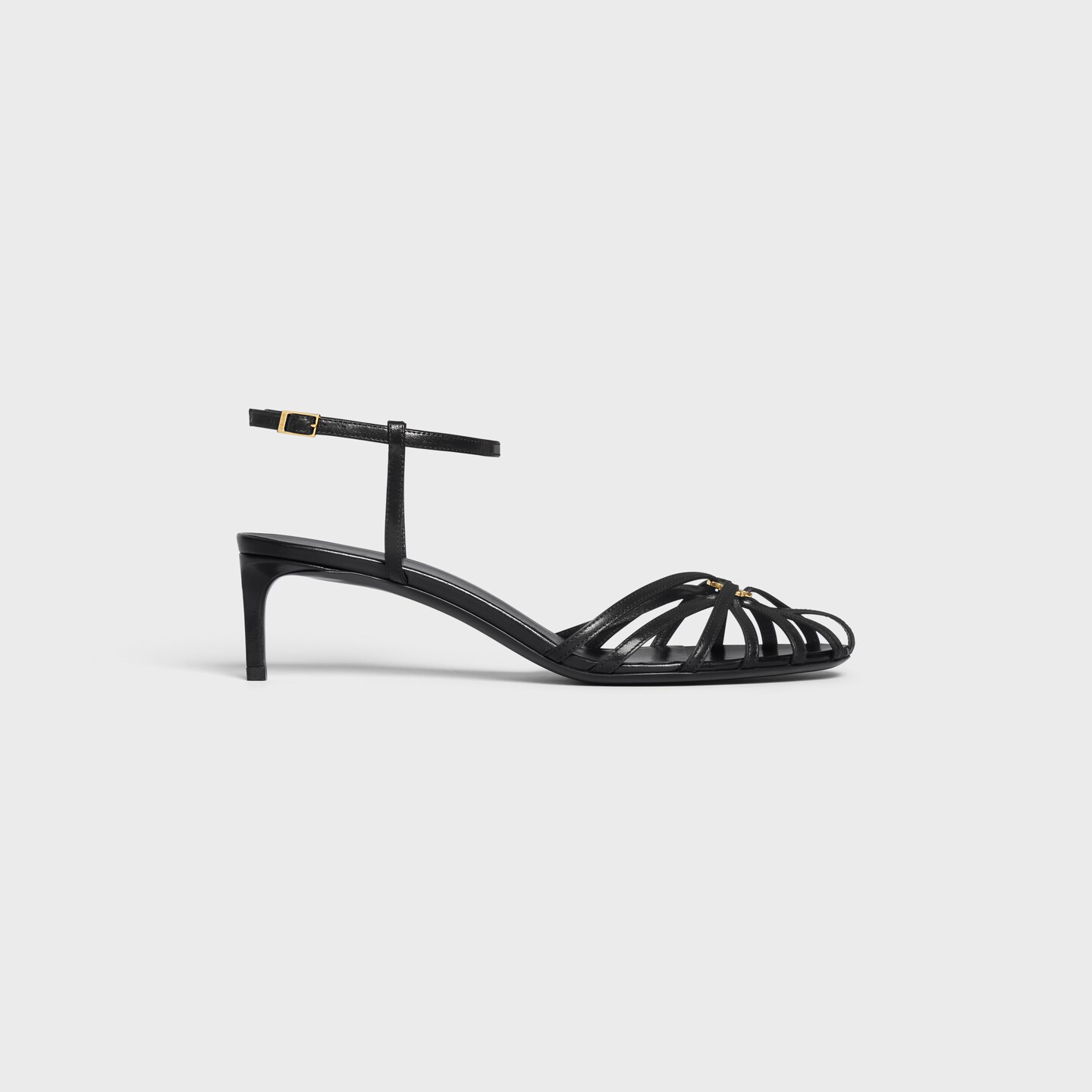 TIPPI TRIOMPHE SANDAL IN CALFSKIN BLACK