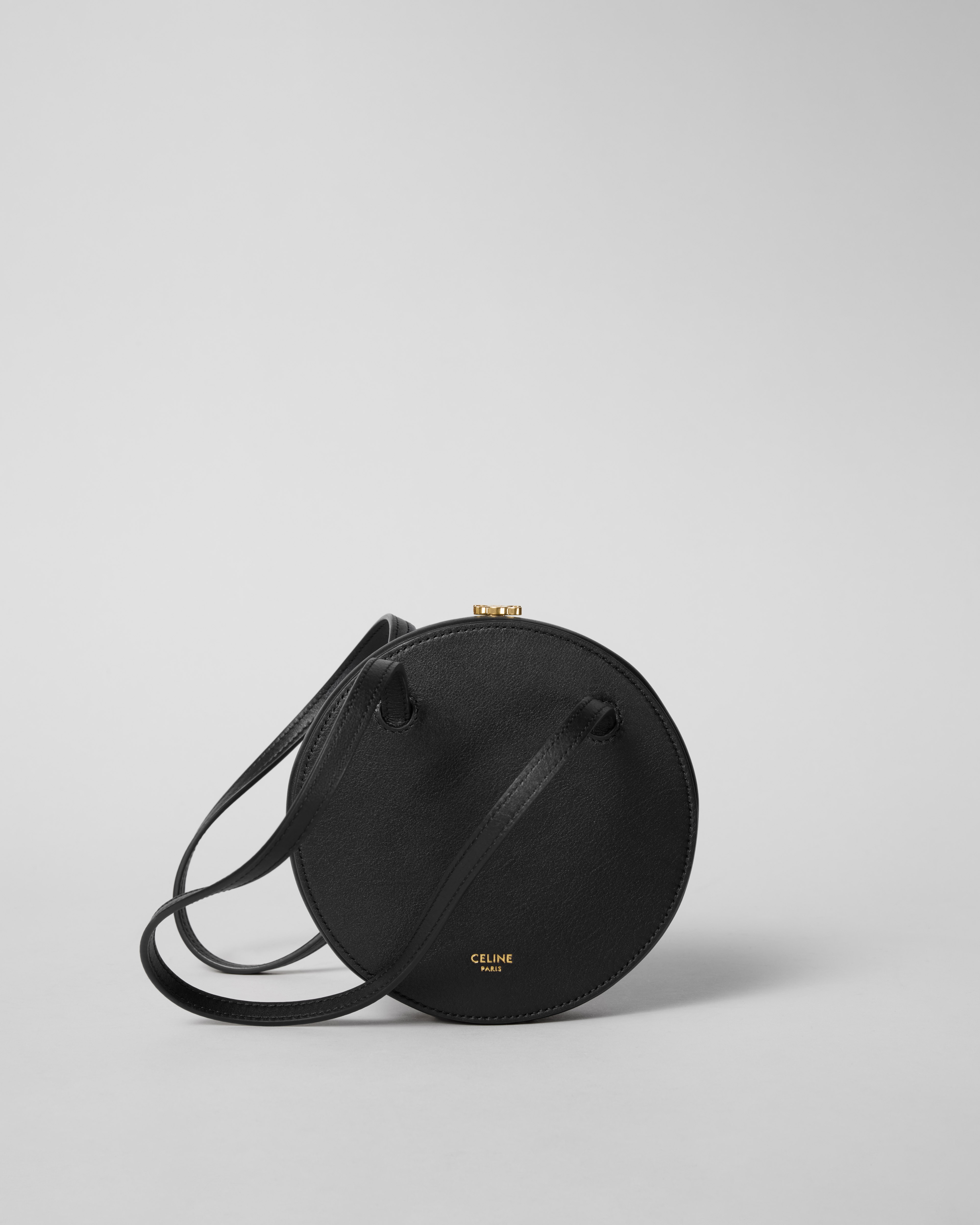 COMPACT FRAME IN CALFSKIN - BLACK | CELINE