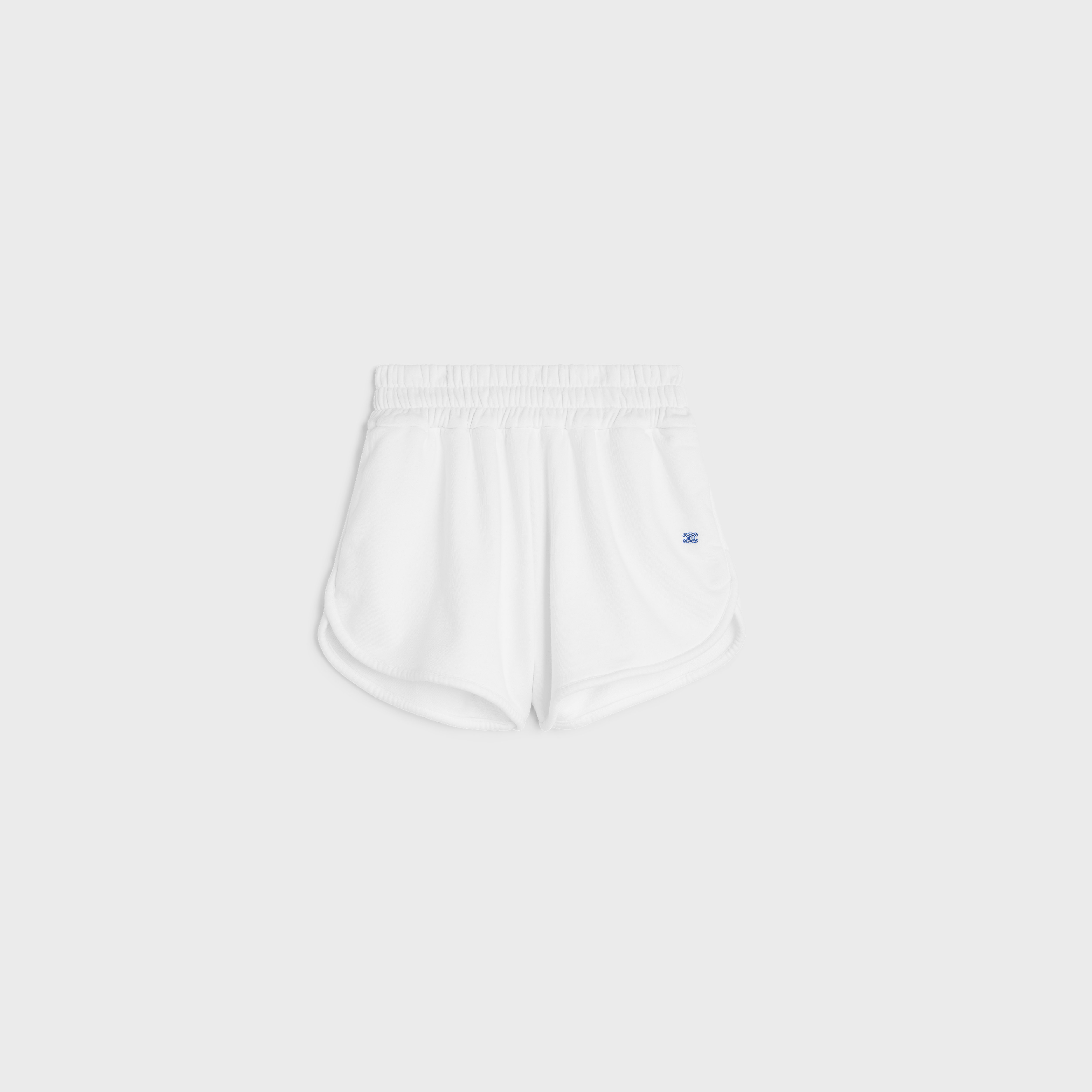 ミニショートパンツ / コットンフリース - オプティックホワイト 