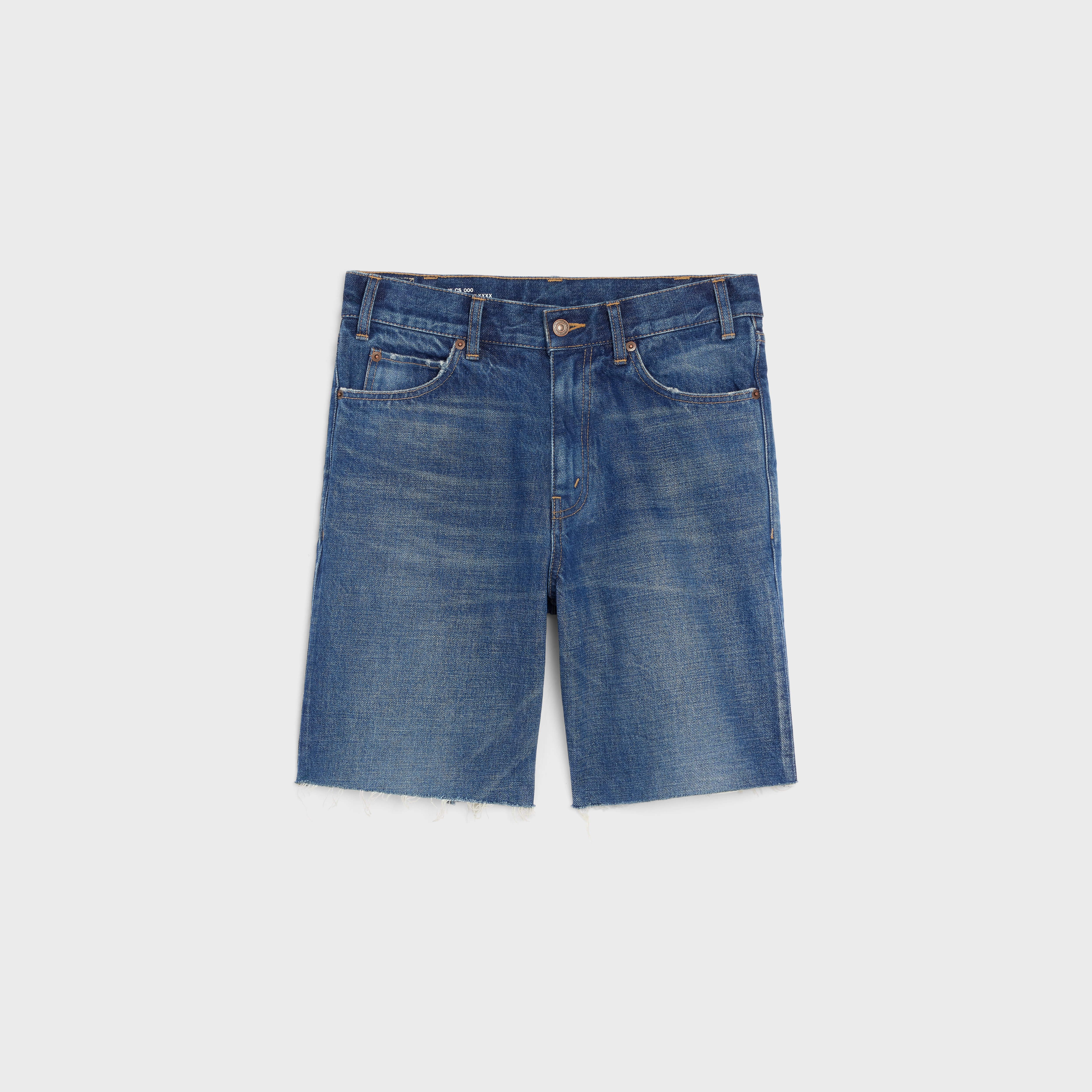 SKATE SHORTS IN DARK UNION WASH DENIM 