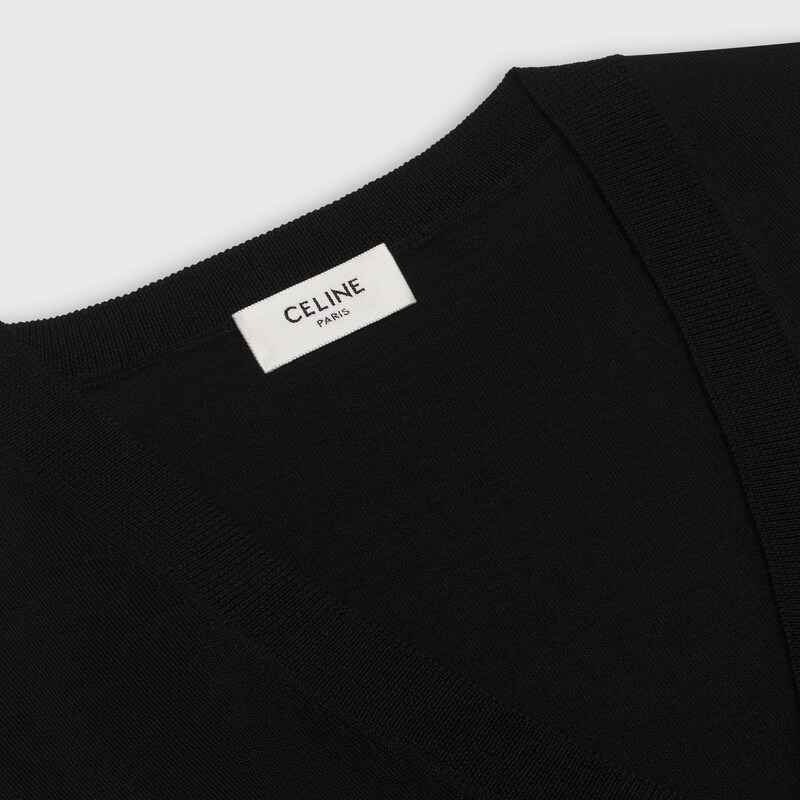 pull col V laine mérinos | CELINE
