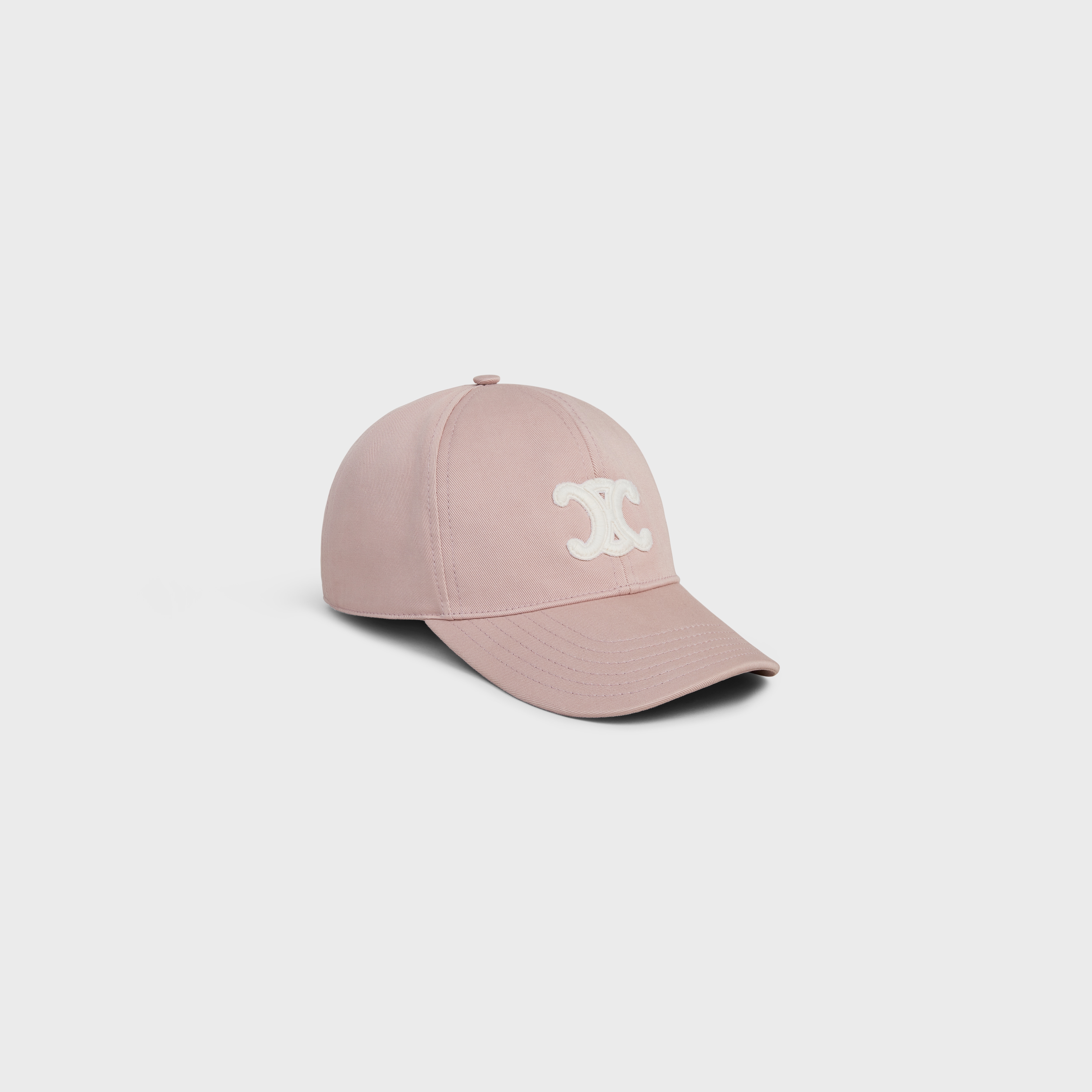 triomphe baseball cap in washed cotton - BLUSH | CELINE display picture 2
