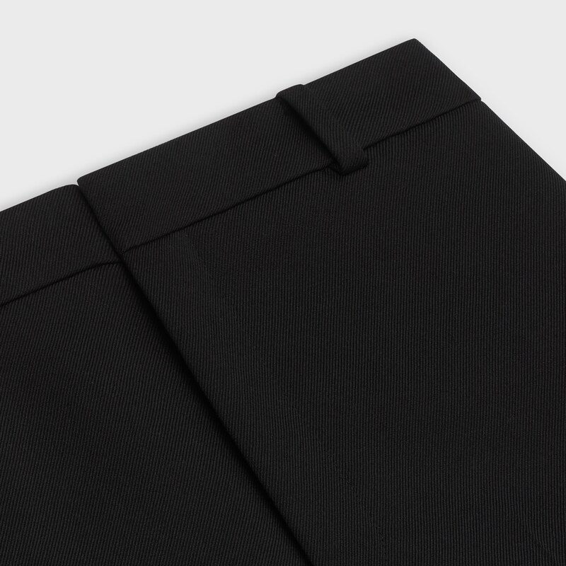 FALDA-PANTALÓN DE PUNTO DIAGONAL DE LANA - null | CELINE