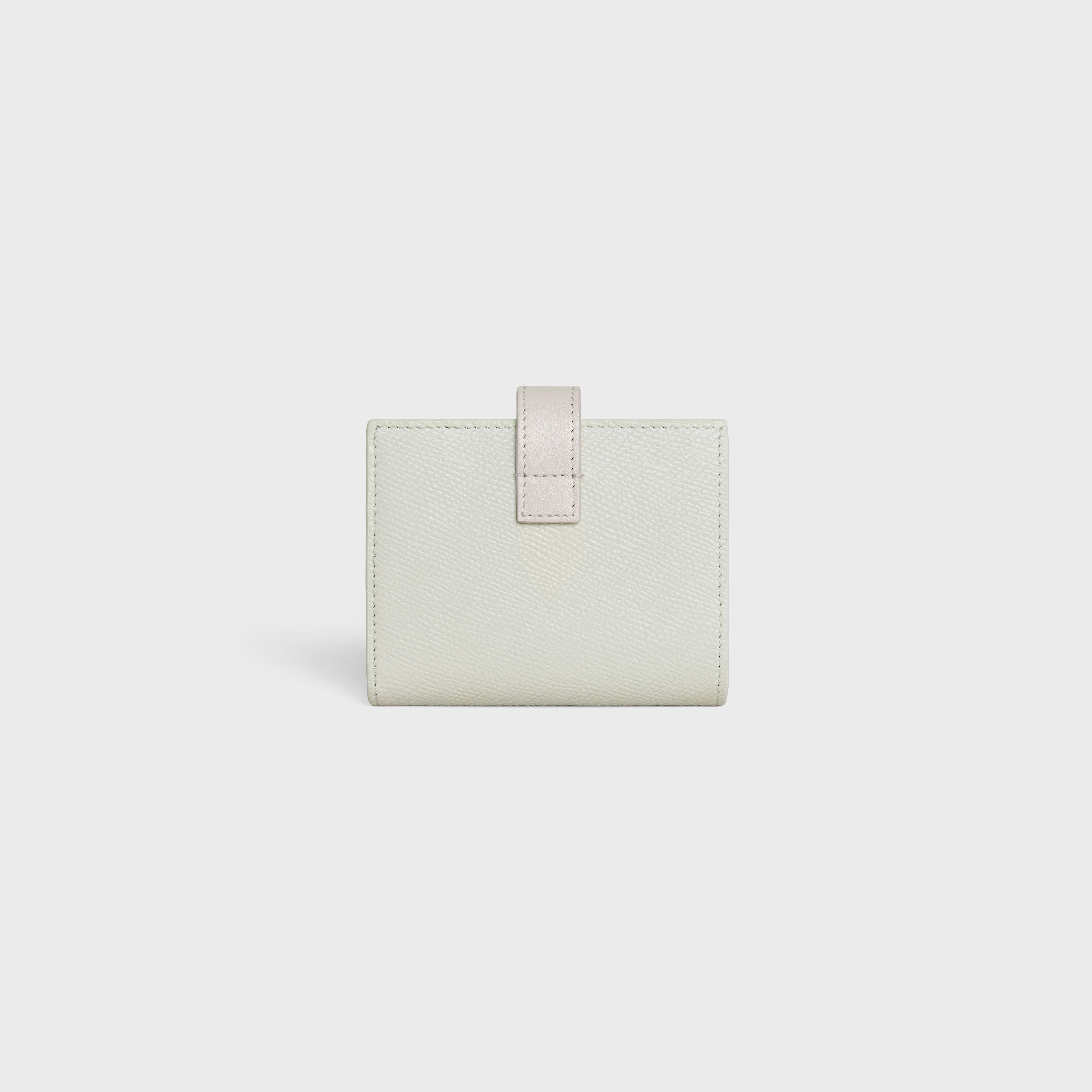 Small Strap Wallet Essentials in Bicolour Grained Calfskin