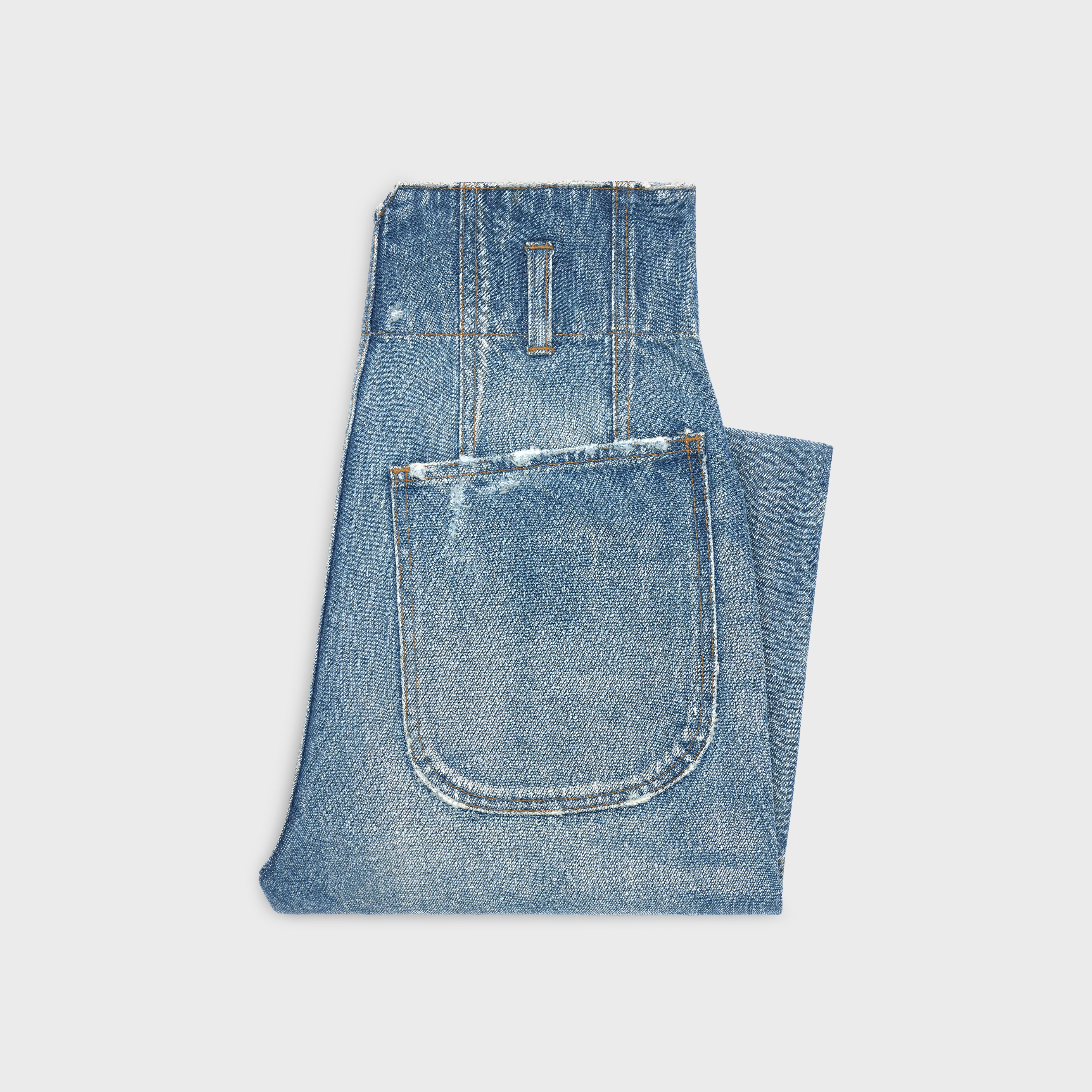 JUMBO JEANS IN FOREVER WASH DENIM 