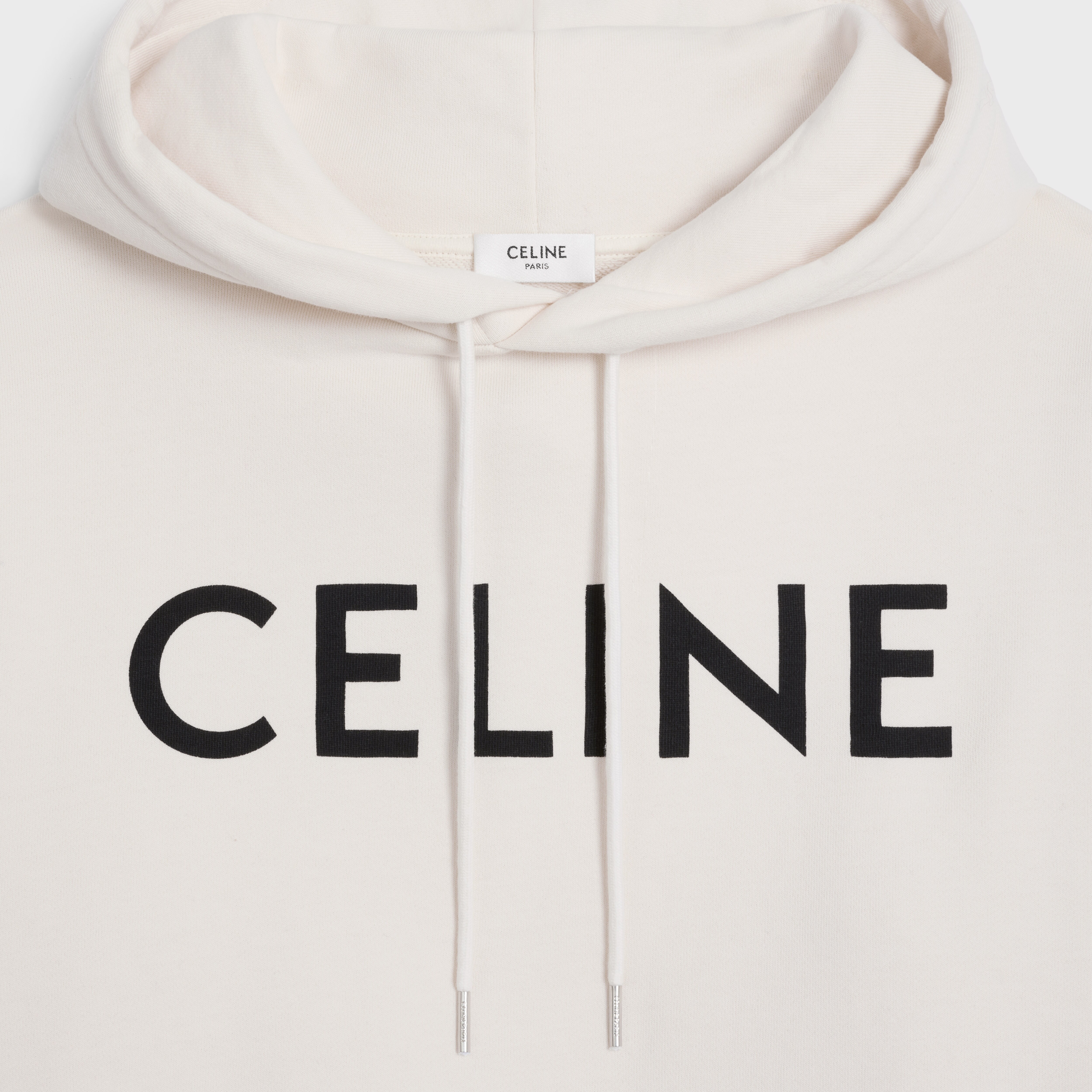 CELINE 2022-23FW Celine cropped hoodie in double face Jersey (  2Y779121O.18RS)