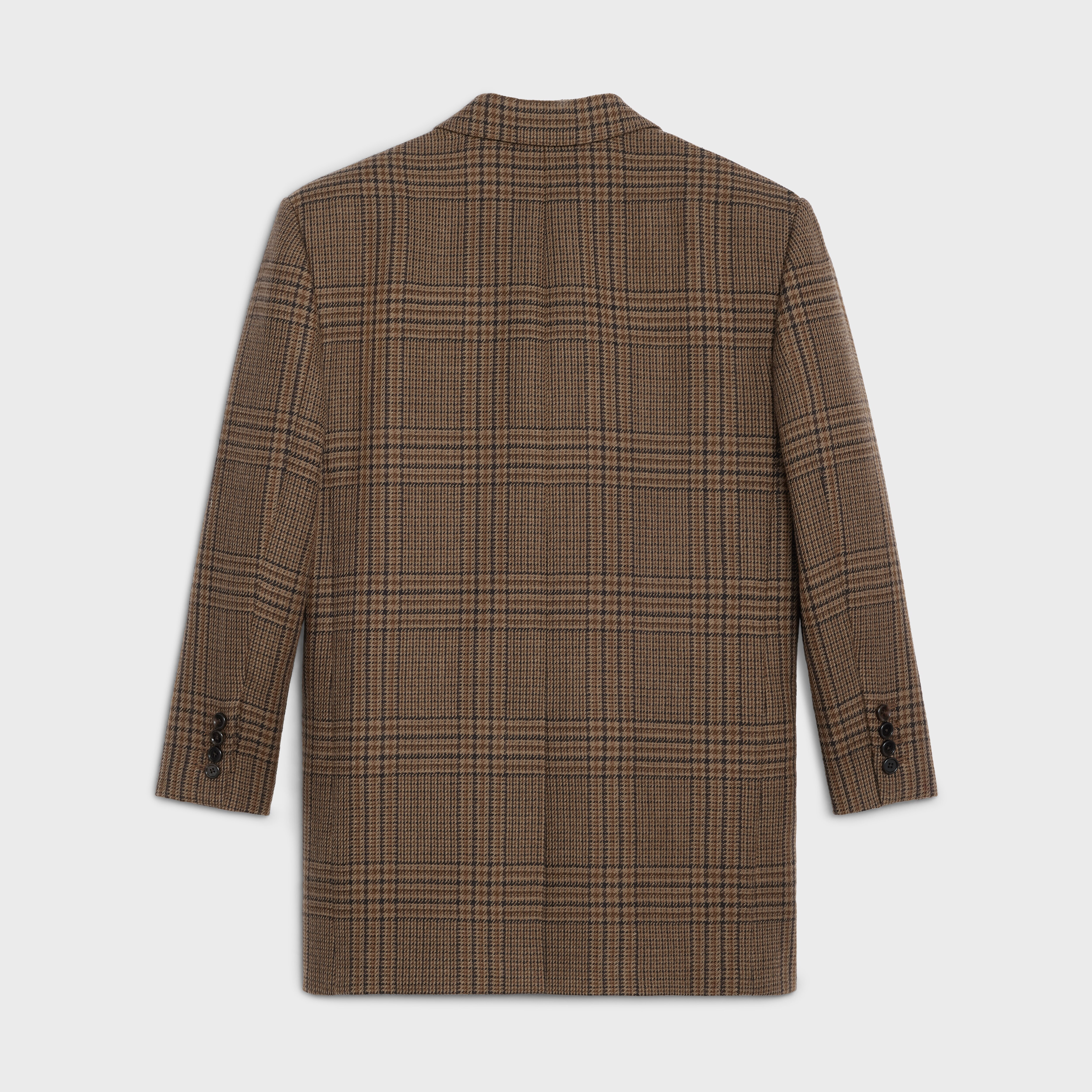 celine plaid coat