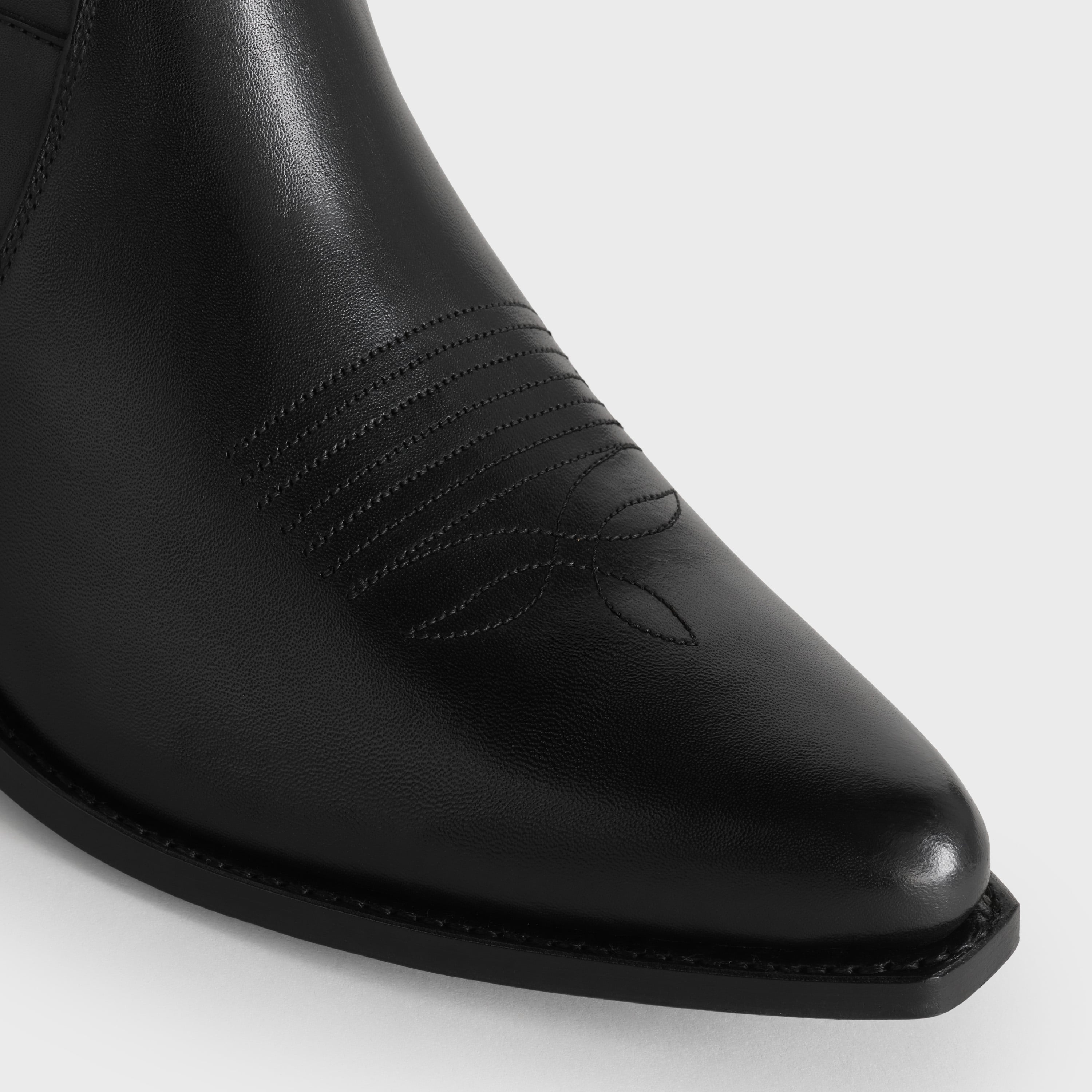 CELINE BERLIN BOOTS CAVALRY ZIPPED BOOT in CALFSKIN - null | CELINE