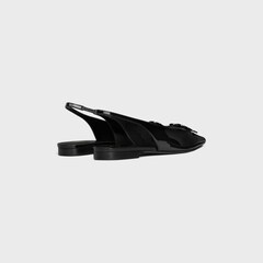 CELINE  Slingback Black Patent Leather 285952