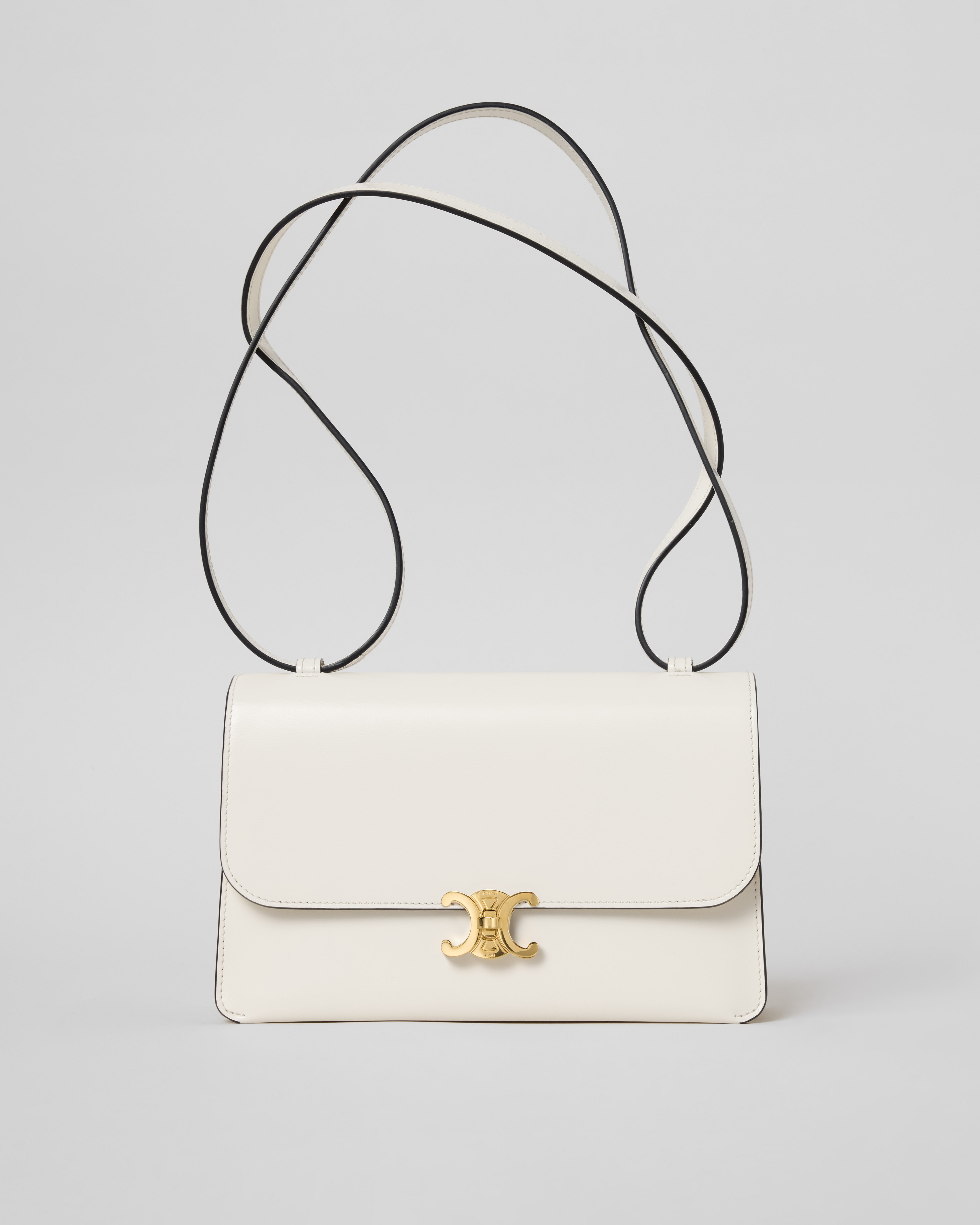 LE 17 IN CALFSKIN - CREAMY WHITE / BLACK | CELINE
