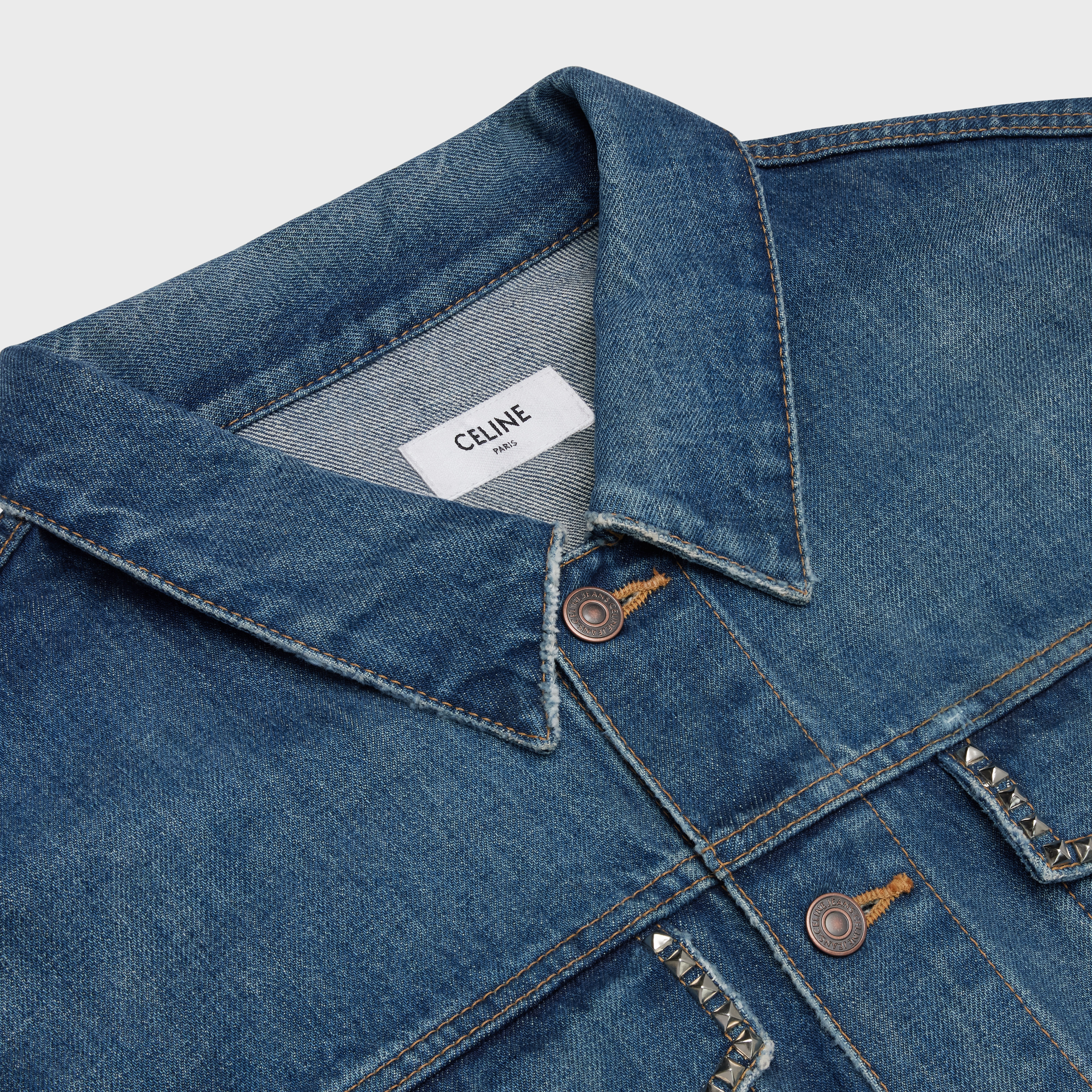 DENIM TRUCKER JACKET WITH ARTIST 
